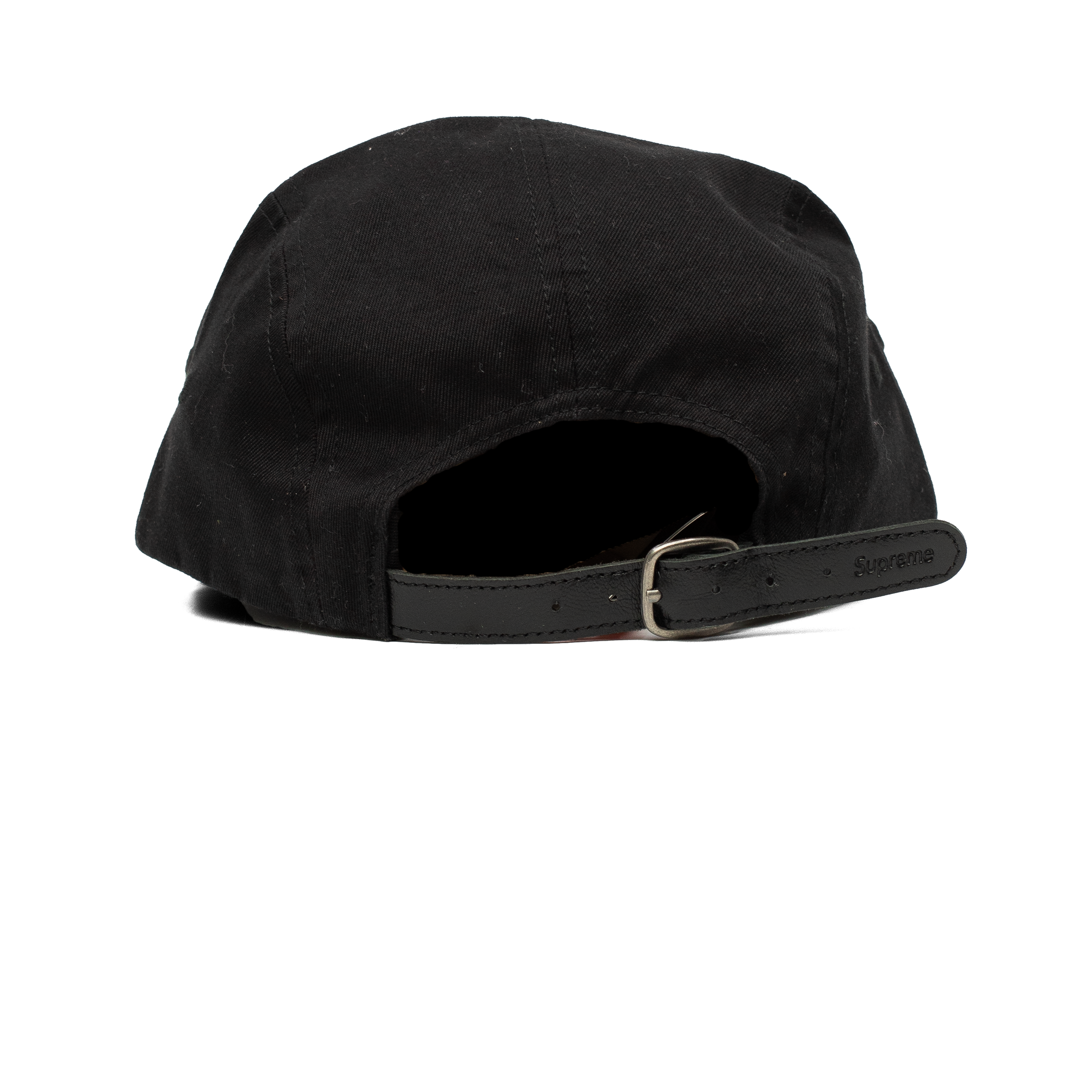 SUPREME WASHED CHINO TWILL CAMP CAP BLACK (FW17)