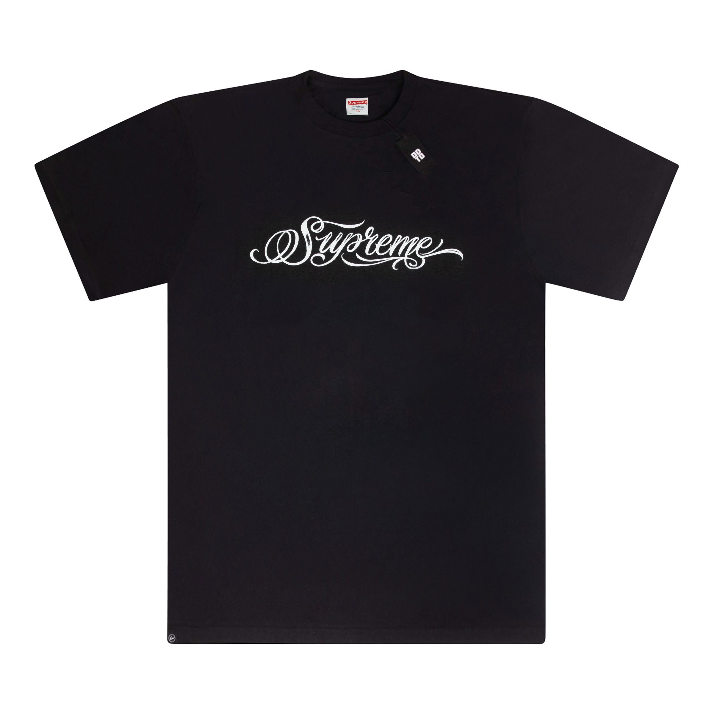 SUPREME SCRIPT TEE BLACK