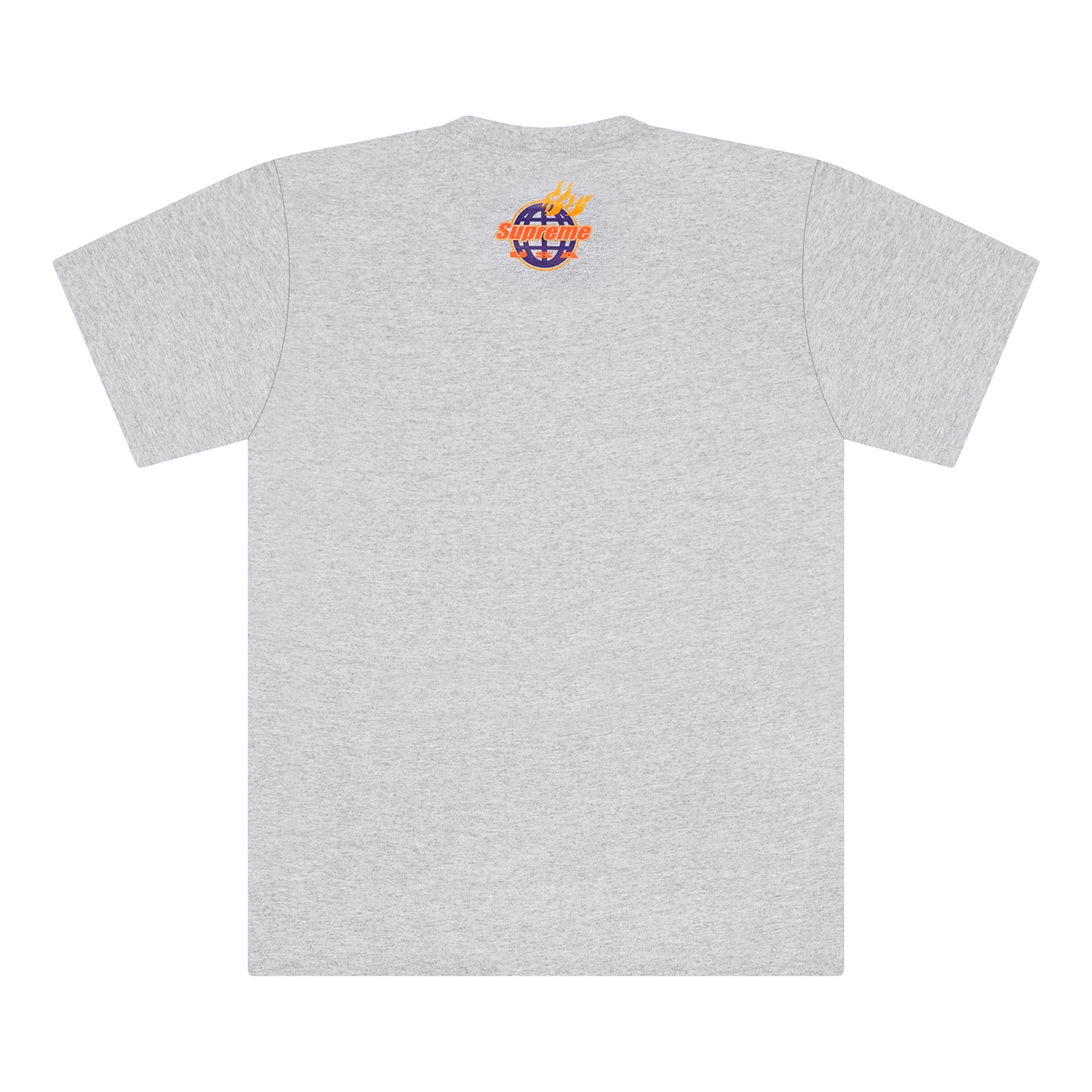 SUPREME FIRE TEE HEATHER GREY