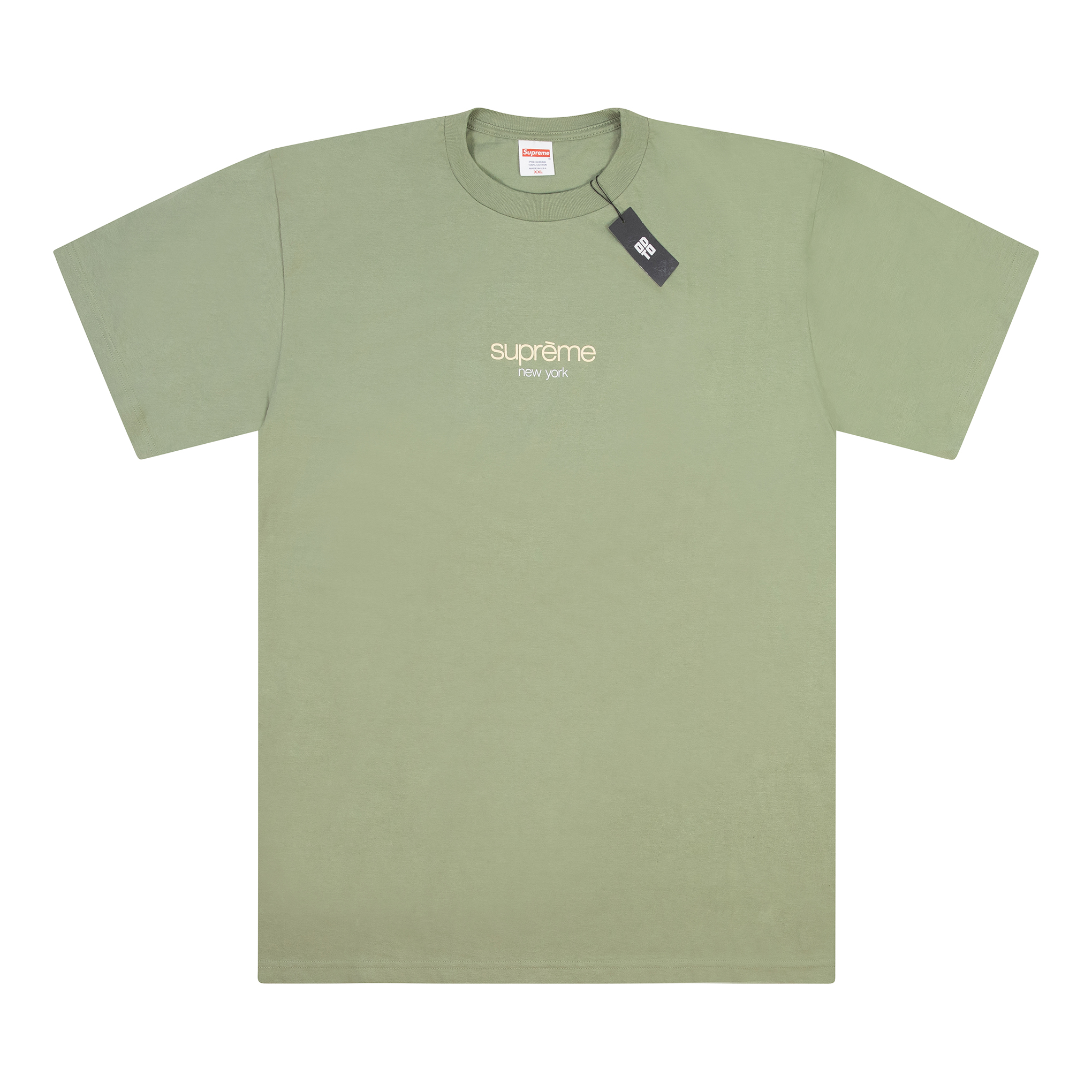 SUPREME SS22 经典徽标 T 恤 橄榄色