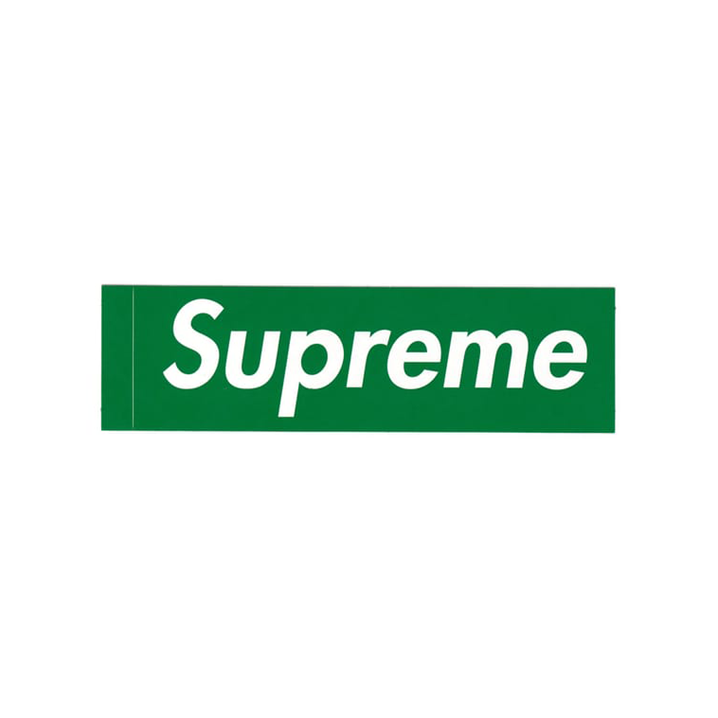SUPREME GREEN BOX LOGO STICKER