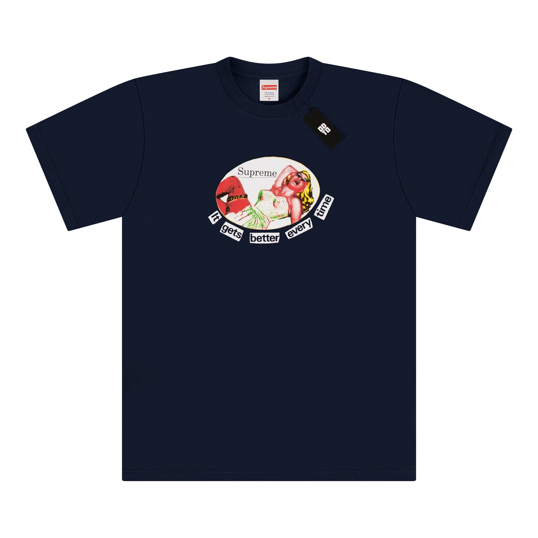 SUPREME IT GETS BETTER TEE NAVY