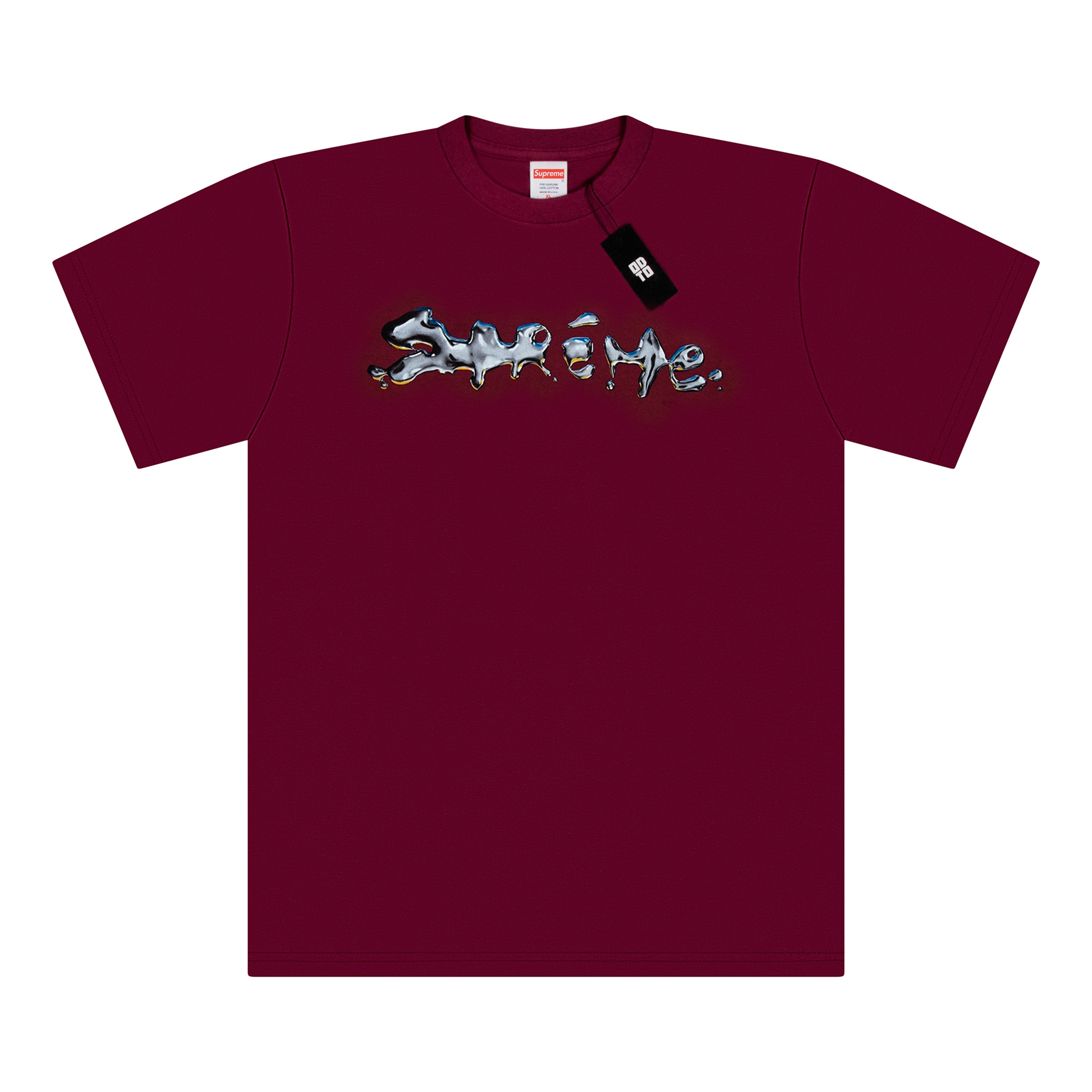 SUPREME LIQUID TEE BURGUNDY