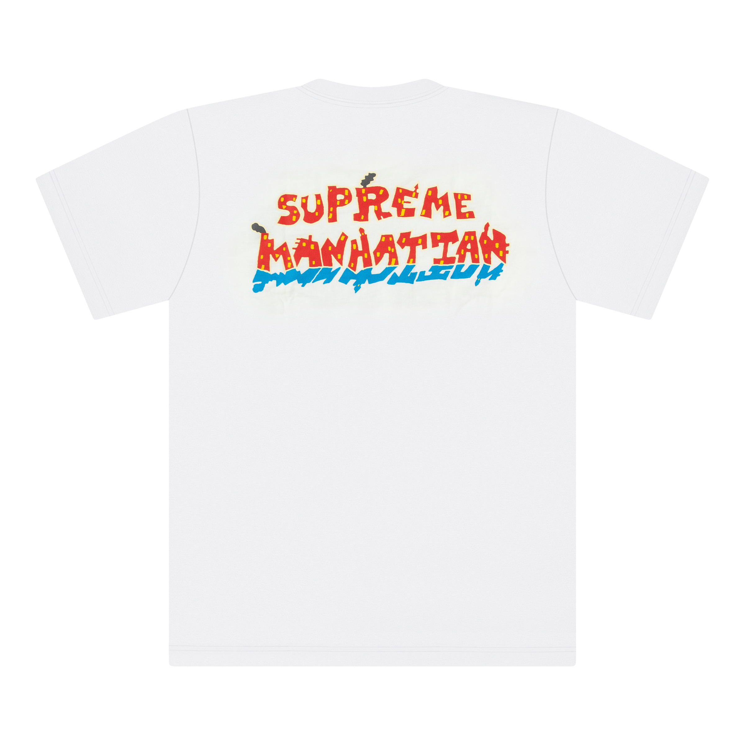 SUPREME MANHATTAN TEE WHITE