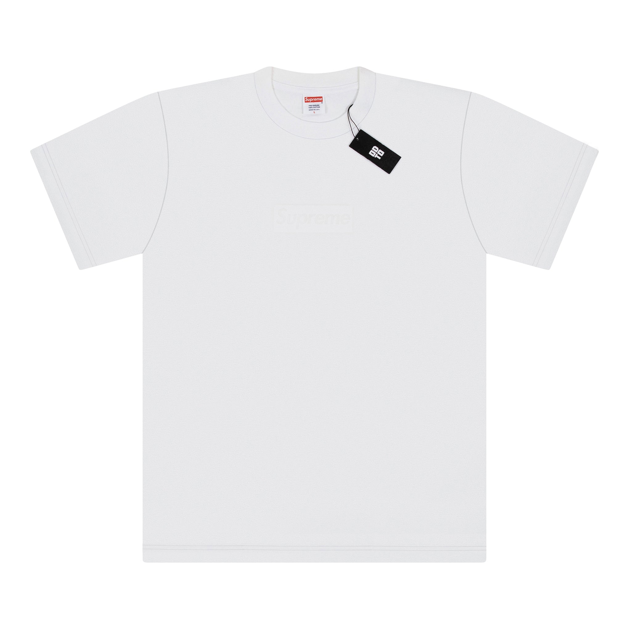 白色 SUPREME BOX LOGO T 恤