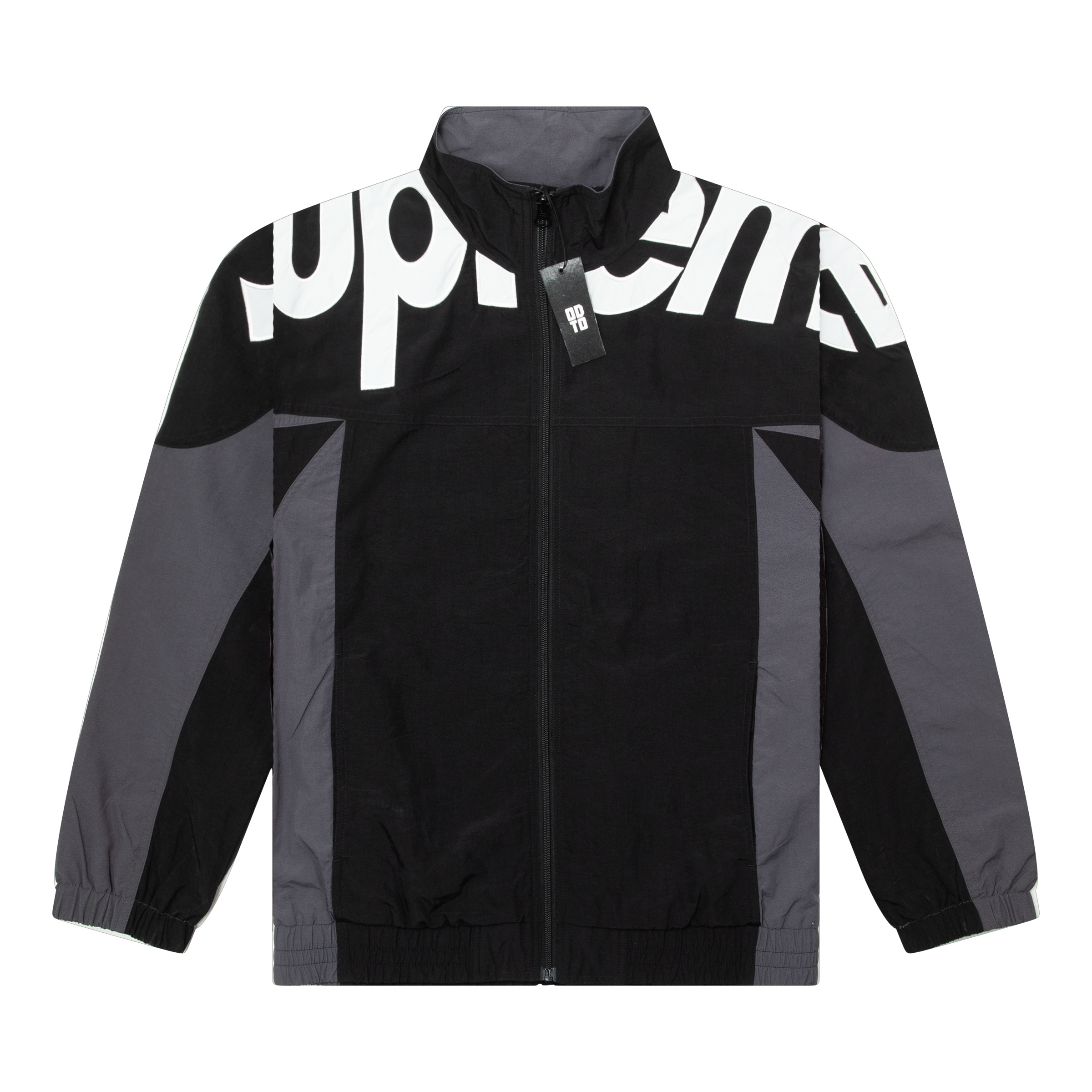 SUPREME SHOULDER LOGO TRACK JACKET BLACK