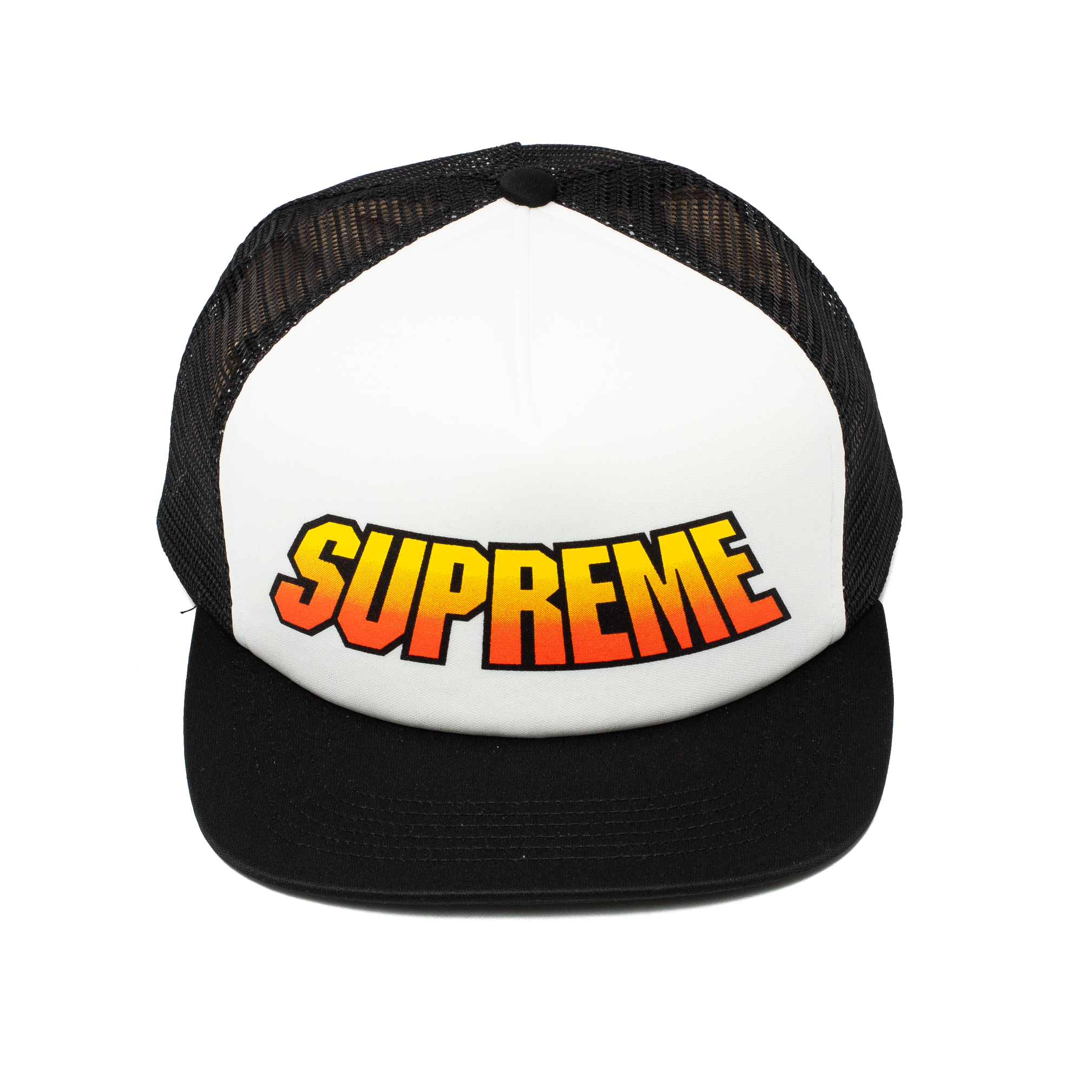 SUPREME GRADIENT MESH BACK 5-PANEL BLACK