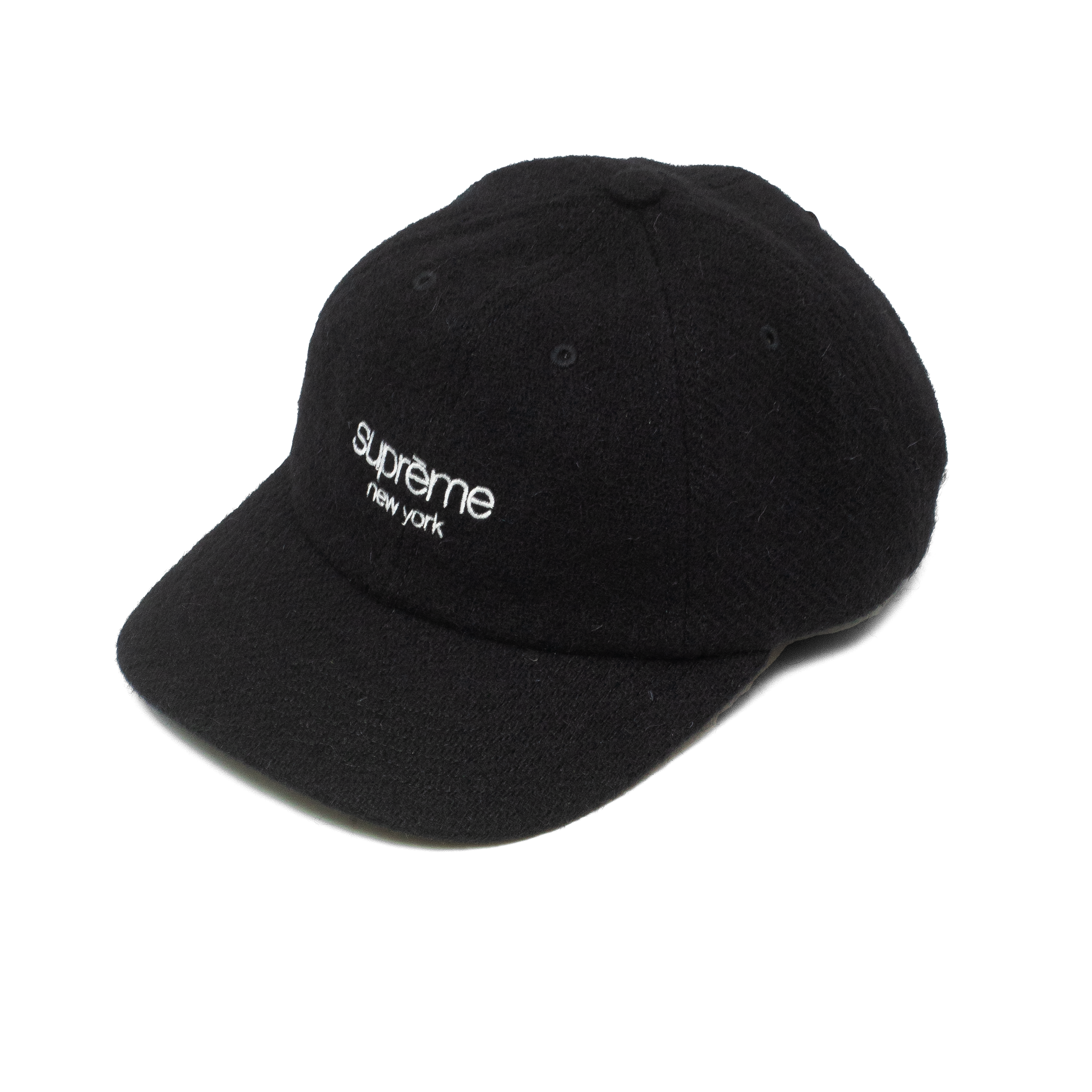 SUPREME HARRIS TWEED 6-PANEL BLACK