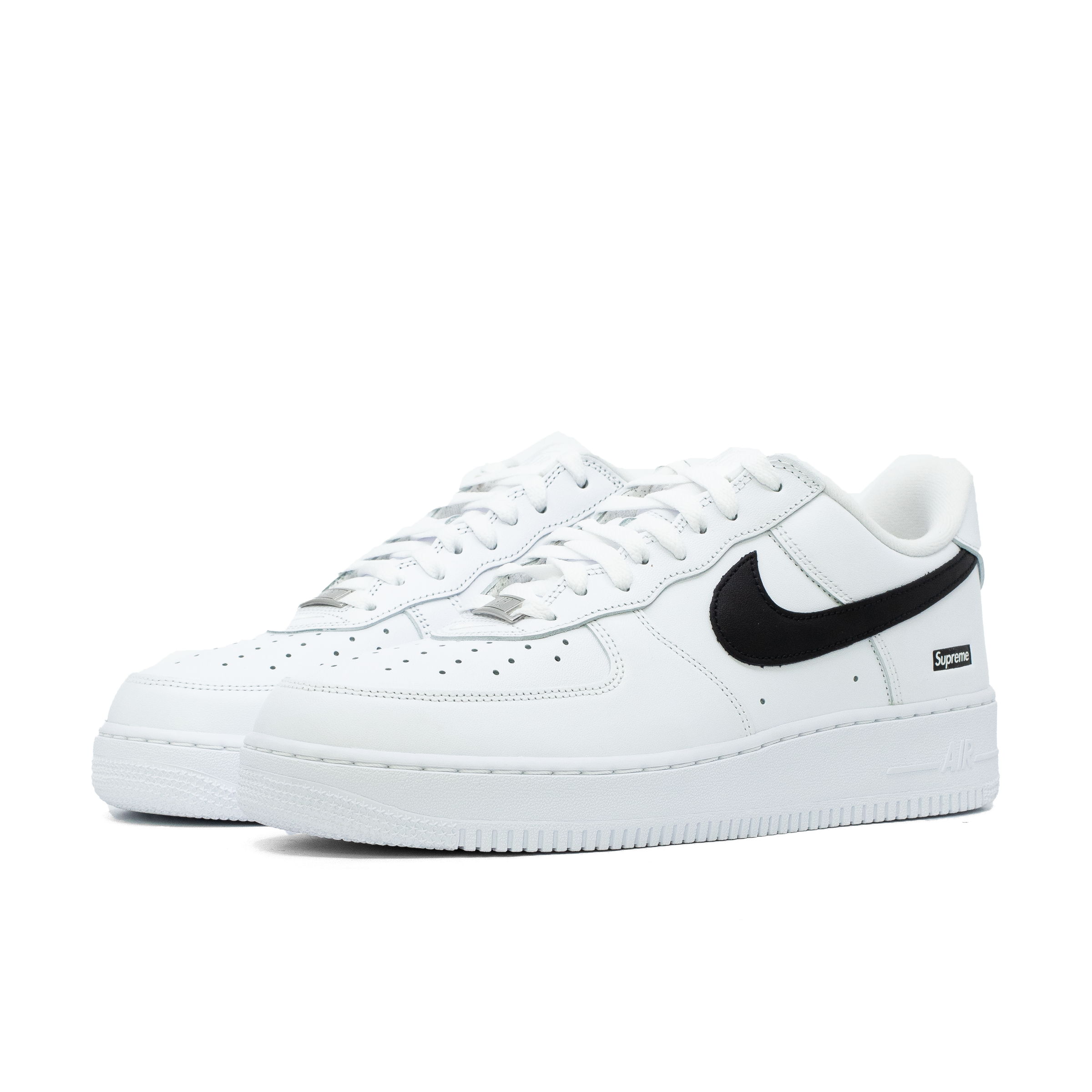 NIKE AIR FORCE 1 LOW SUPREME WHITE BLACK