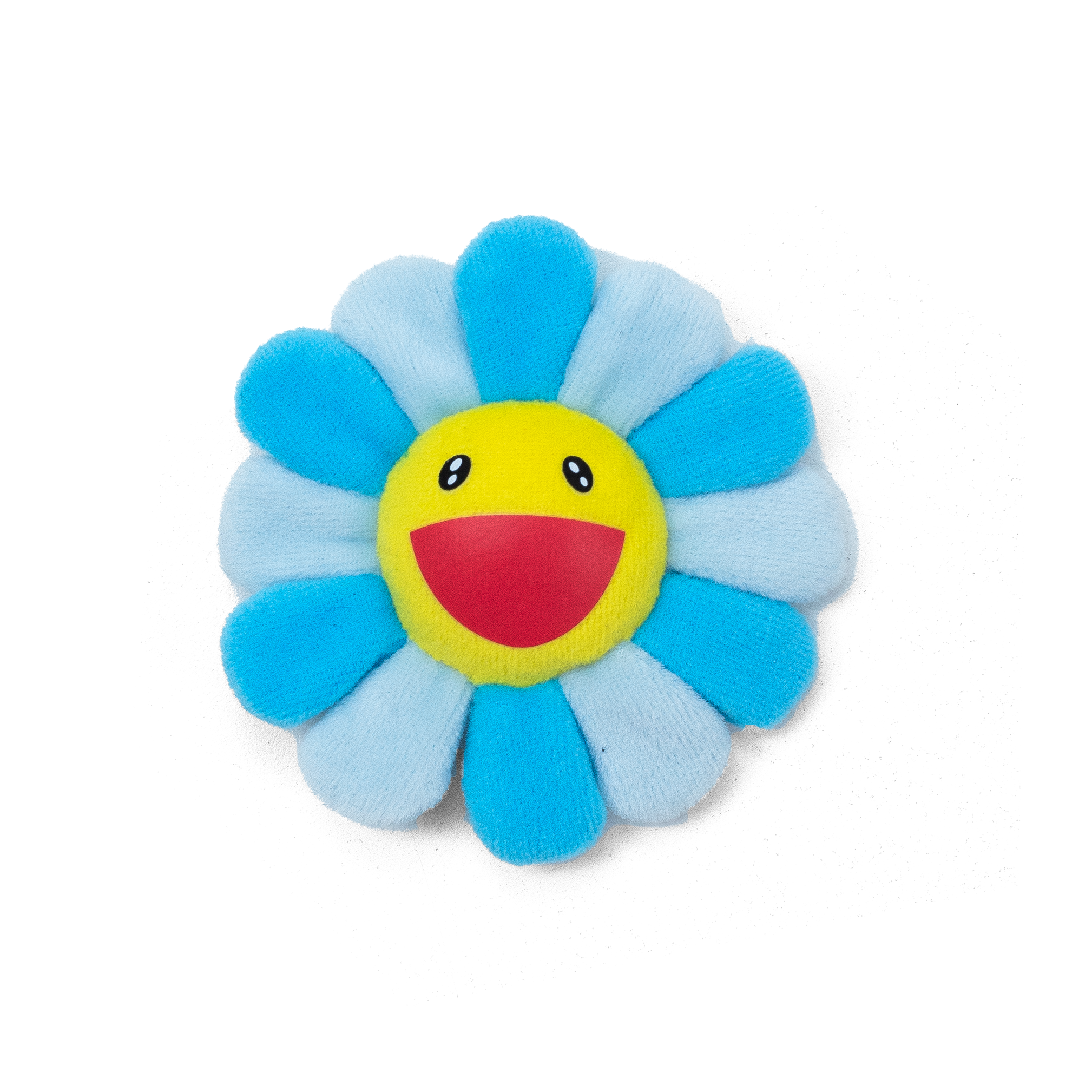 TAKASHI MURAKAMI FLOWER PLUSH PIN BLUE/YELLOW