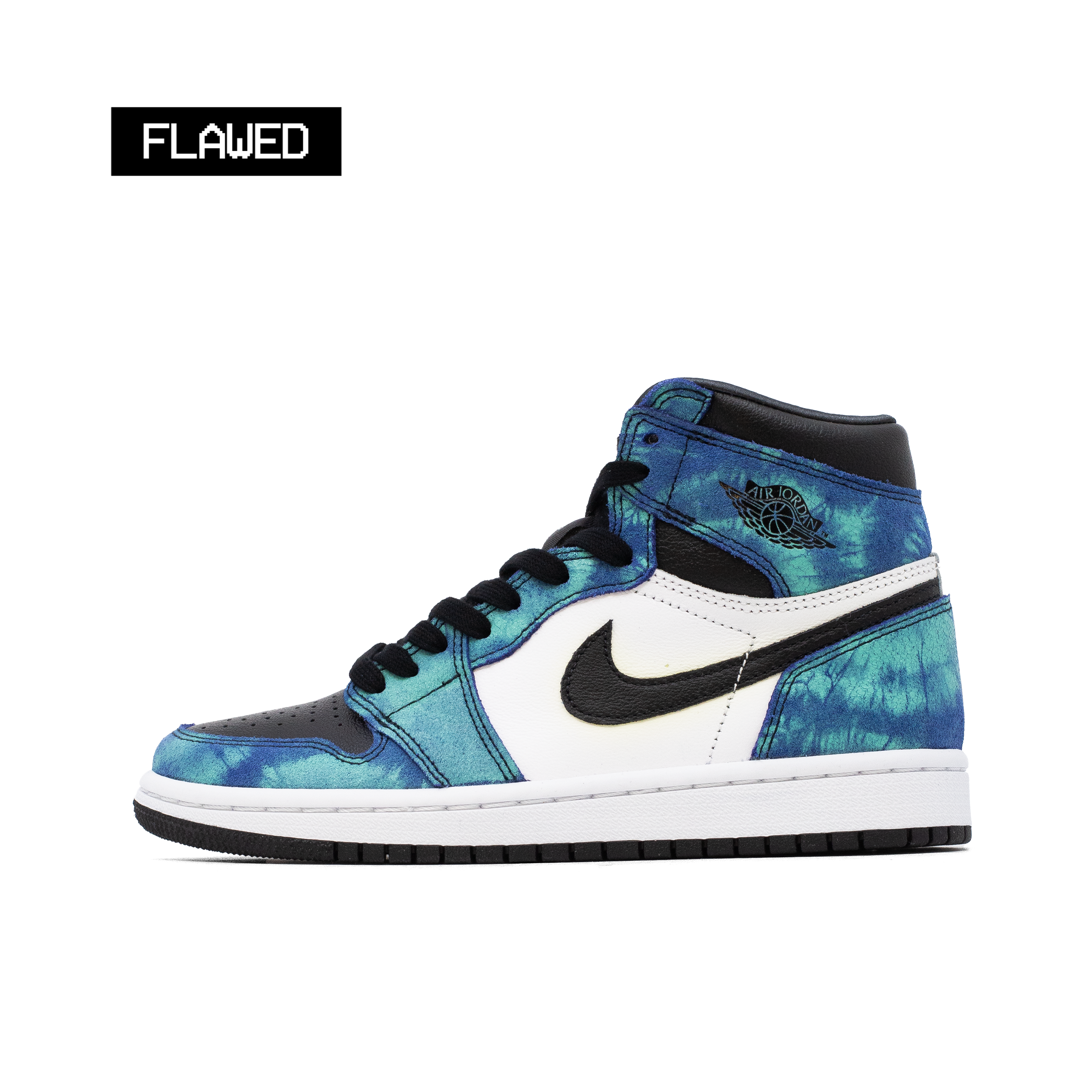 AIR JORDAN 1 HIGH WMNS TIE DYE [FLAWED - SIZE 6W]