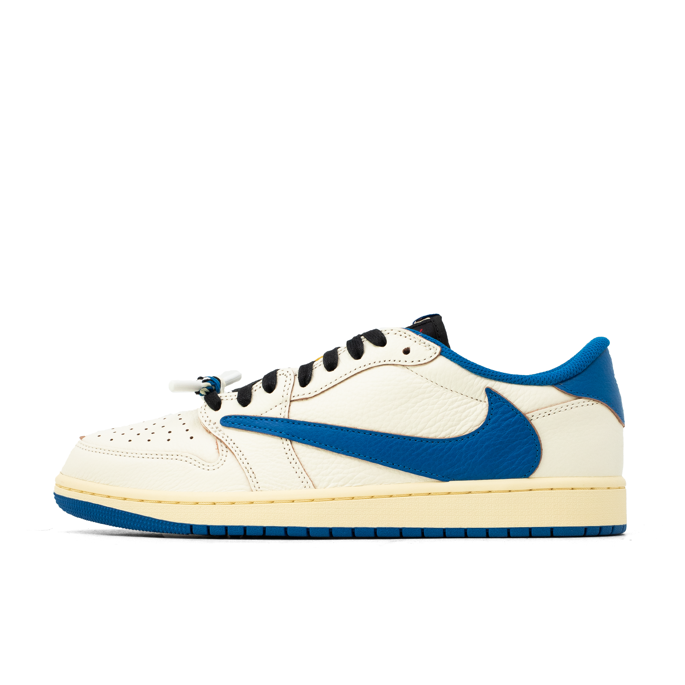 AIR JORDAN 1 LOW TRAVIS SCOTT FRAGMENT SAIL MILITARY BLUE