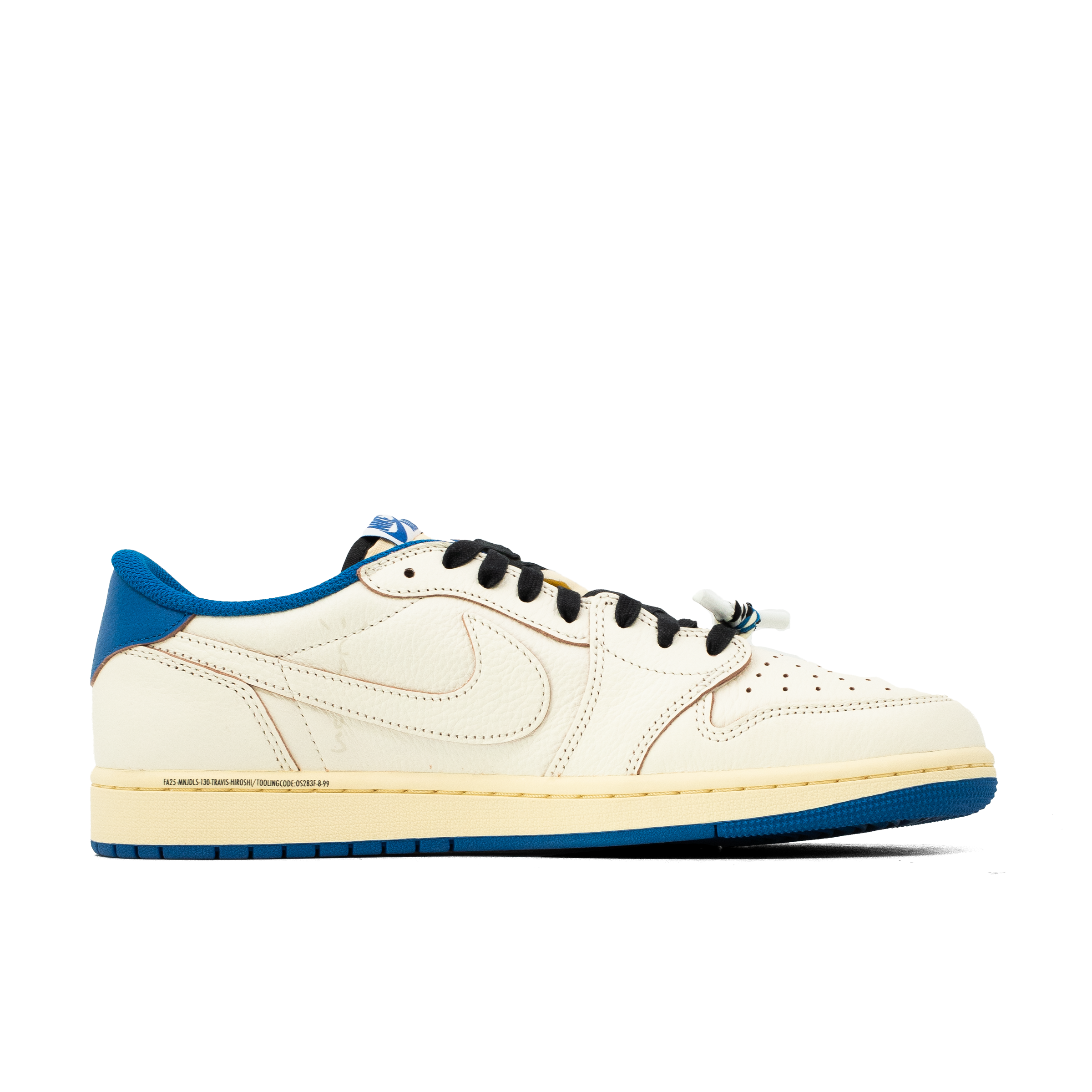 AIR JORDAN 1 LOW TRAVIS SCOTT FRAGMENT SAIL MILITARY BLUE