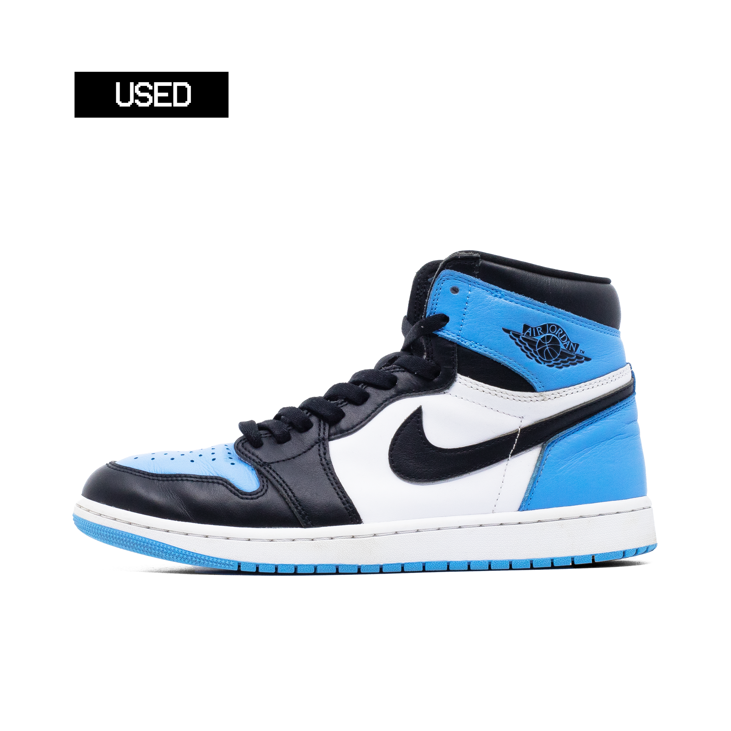 AIR JORDAN 1 HIGH UNC TOE [USED -SIZE 10.5]