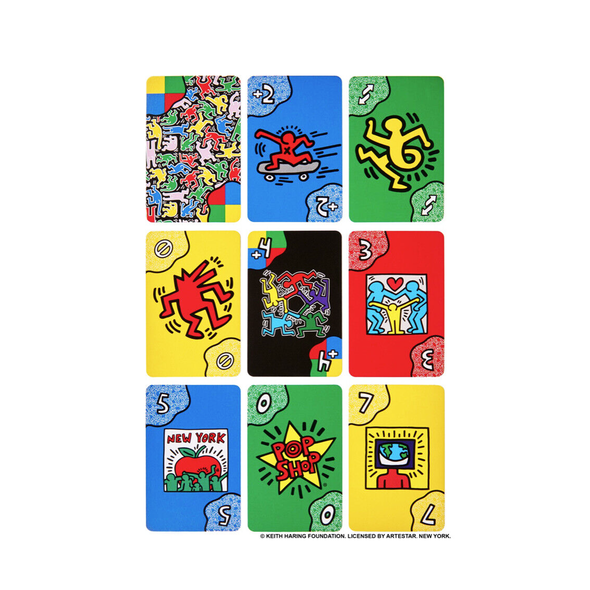 KEITH HARING UNO ARTISTE SERIES CARD GAME