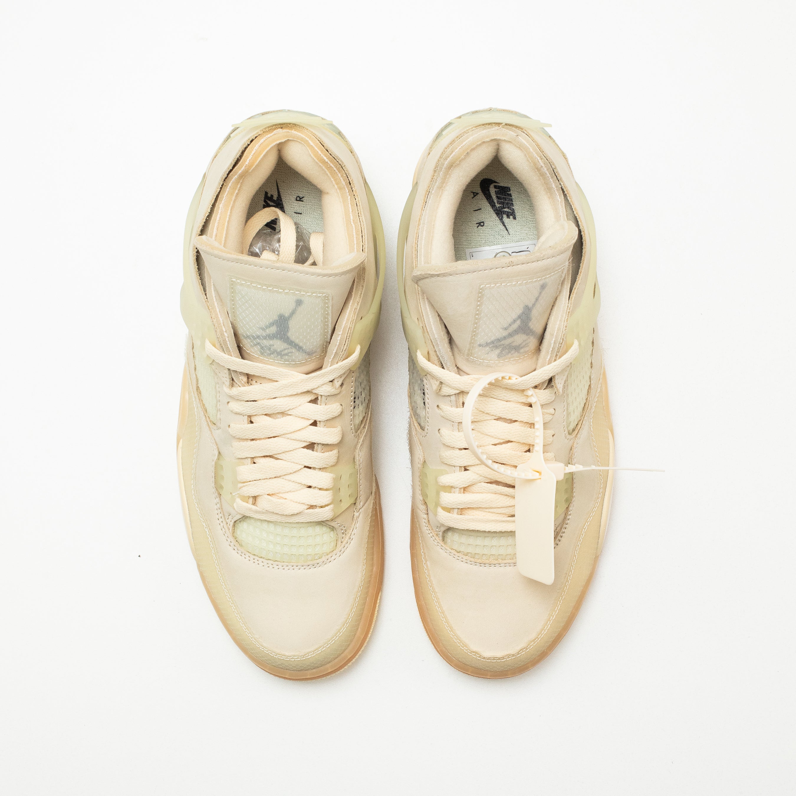 AIR JORDAN 4 WMNS OFF-WHITE SAIL [FLAWED - SIZE 11.5W]