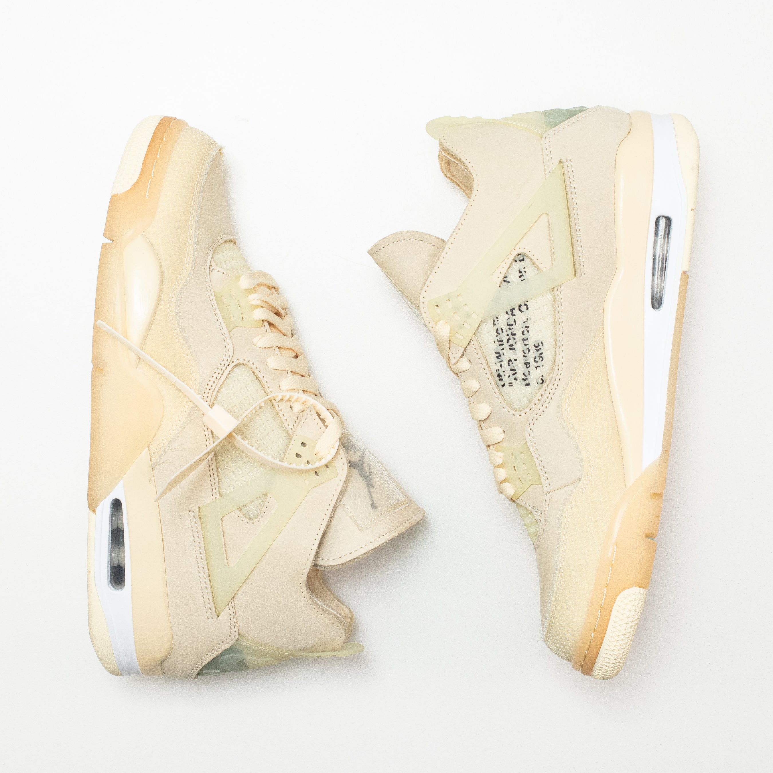 AIR JORDAN 4 WMNS OFF-WHITE SAIL [FLAWED - SIZE 11.5W]