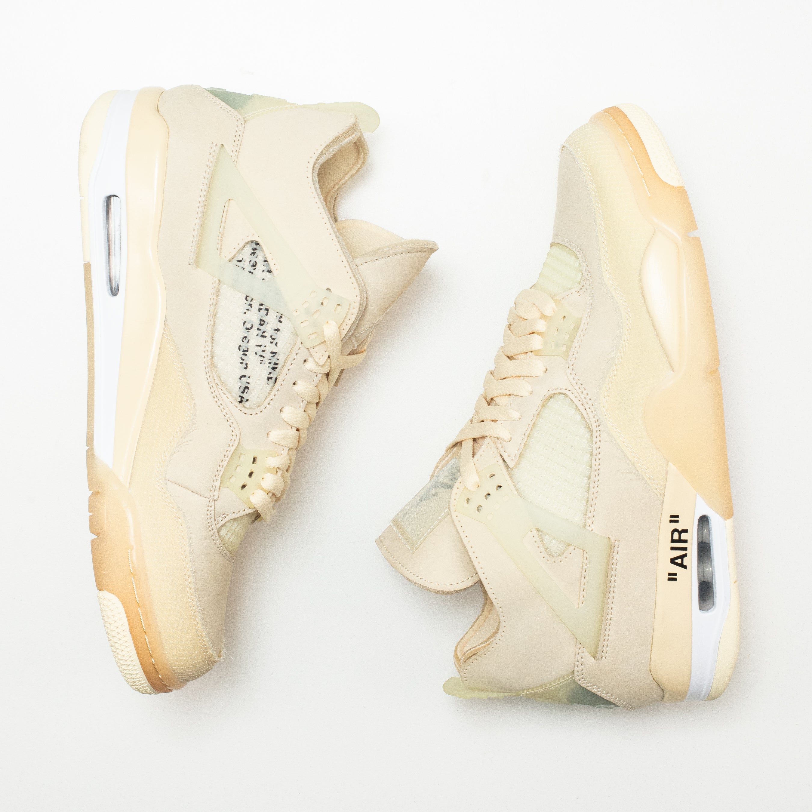 AIR JORDAN 4 WMNS OFF-WHITE SAIL [FLAWED - SIZE 11.5W]