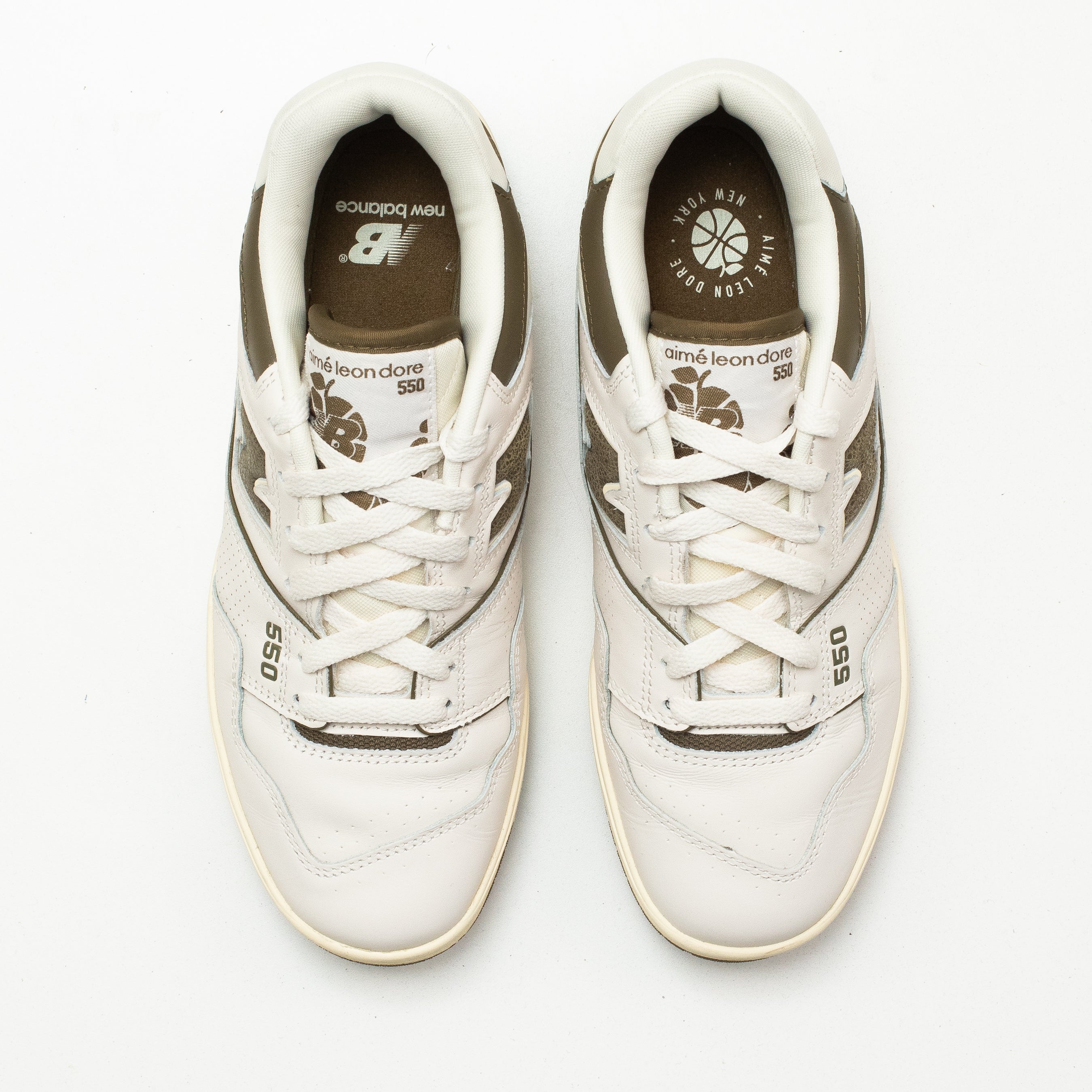 NEW BALANCE 550 AIME LEON DORE OLIVE [USED - SIZE 9]