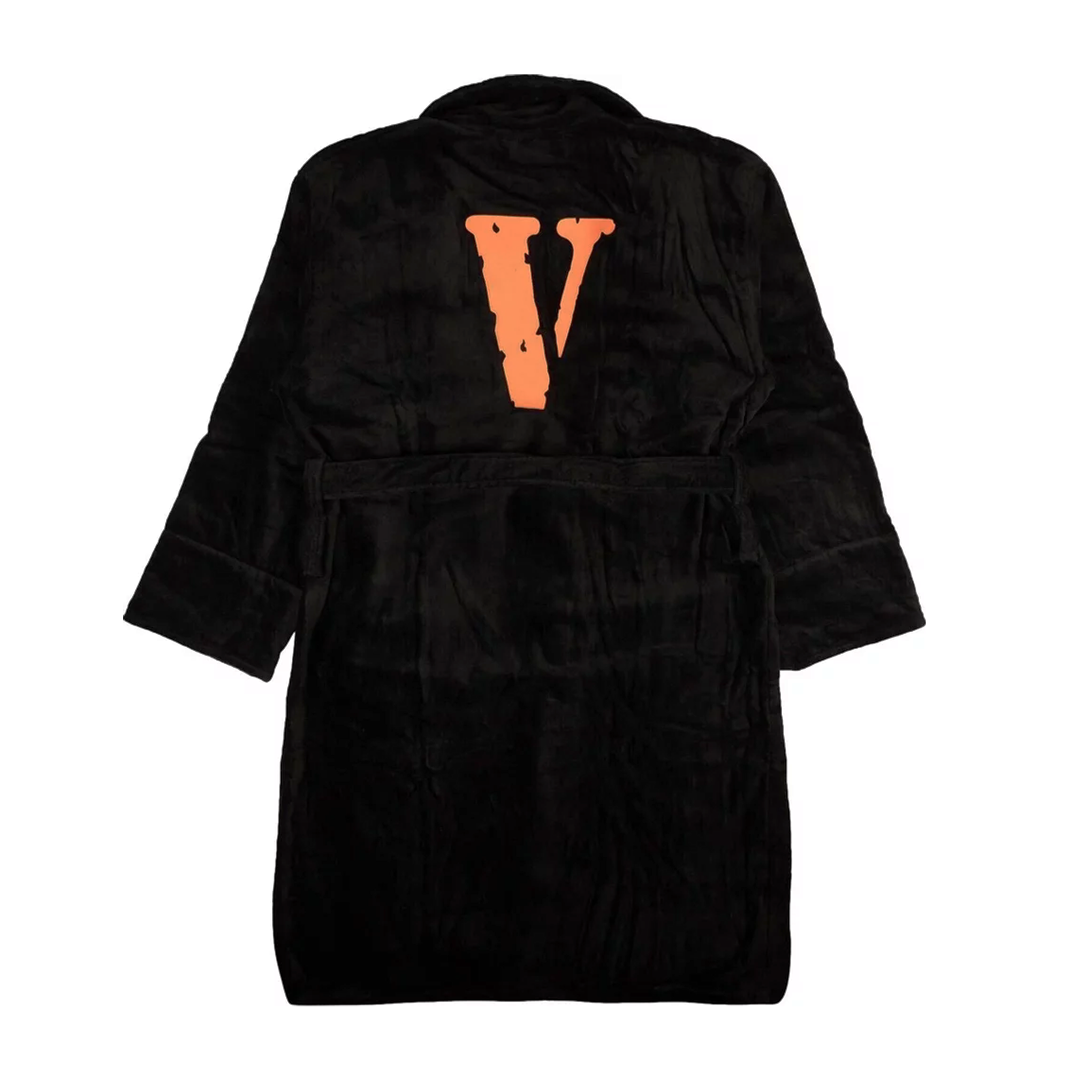 VLONE 徽标毛圈布浴袍 黑色