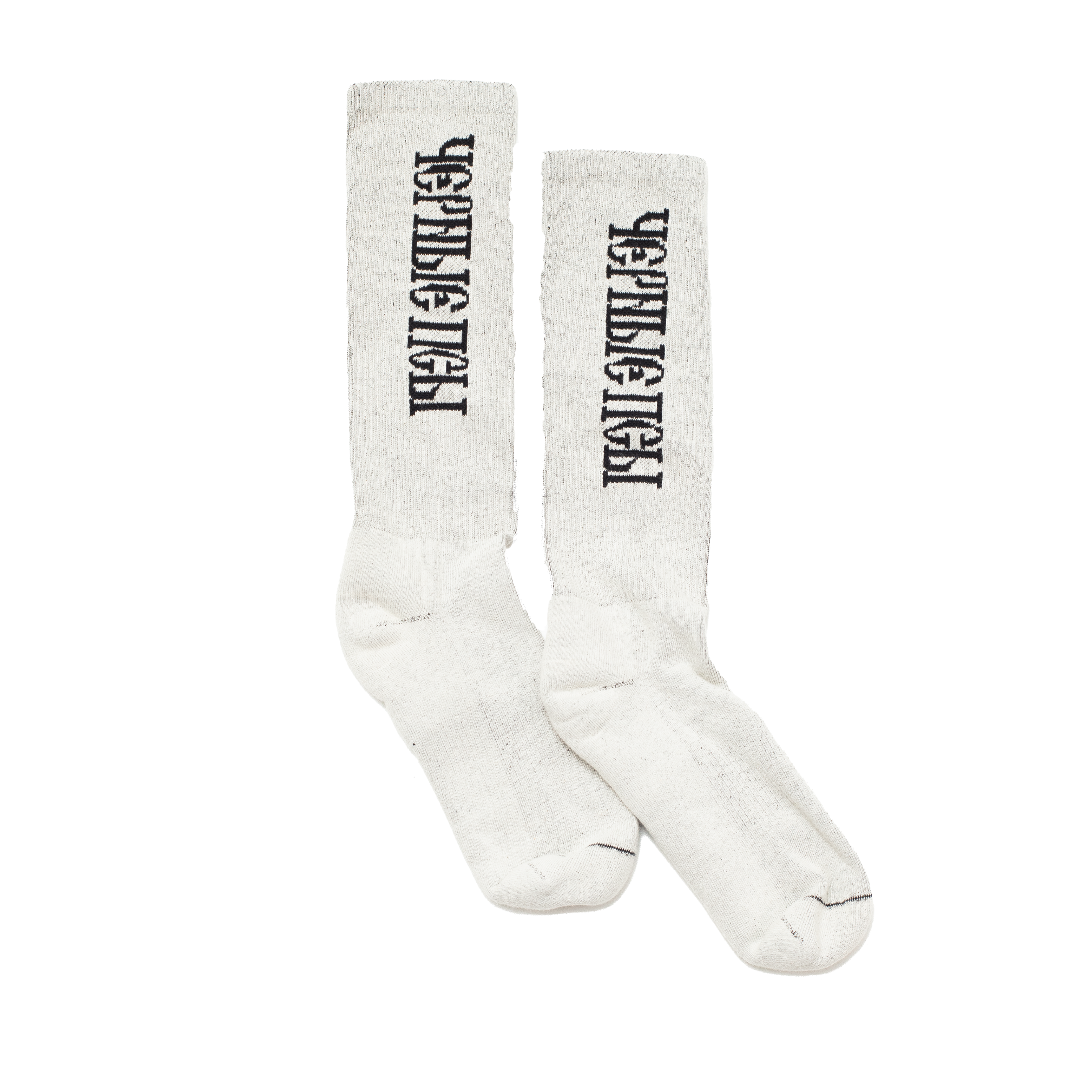 YEEZY GOSHA BLACK DOGS SOCKS GREY