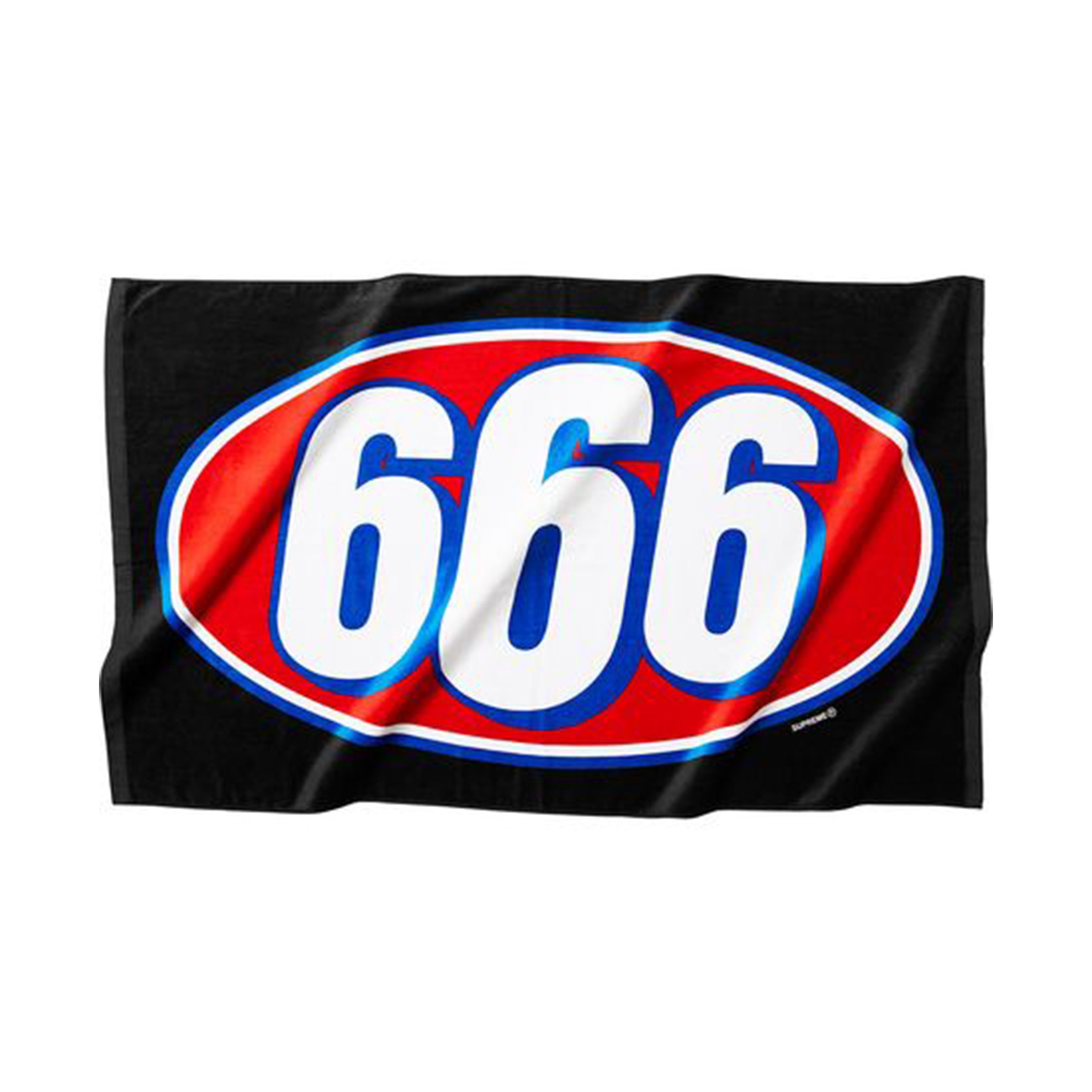 SUPREME 666 TOWEL BLACK