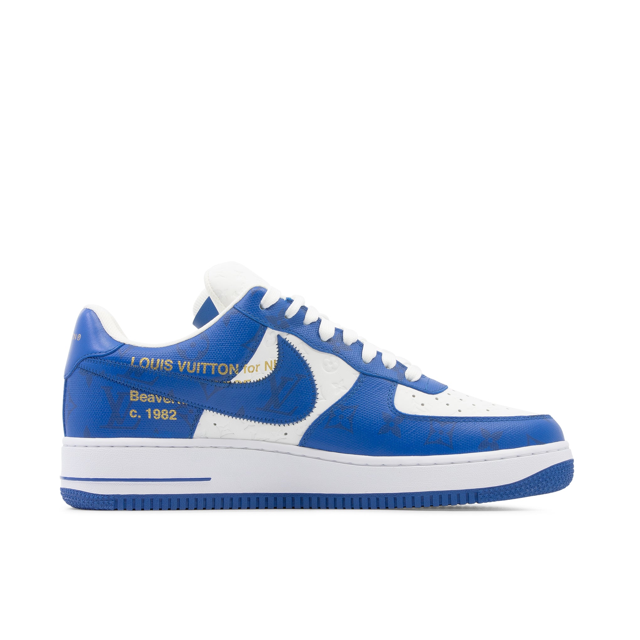 LOUIS VUITTON NIKE AIR FORCE 1 LOW WHITE ROYAL – ODTO