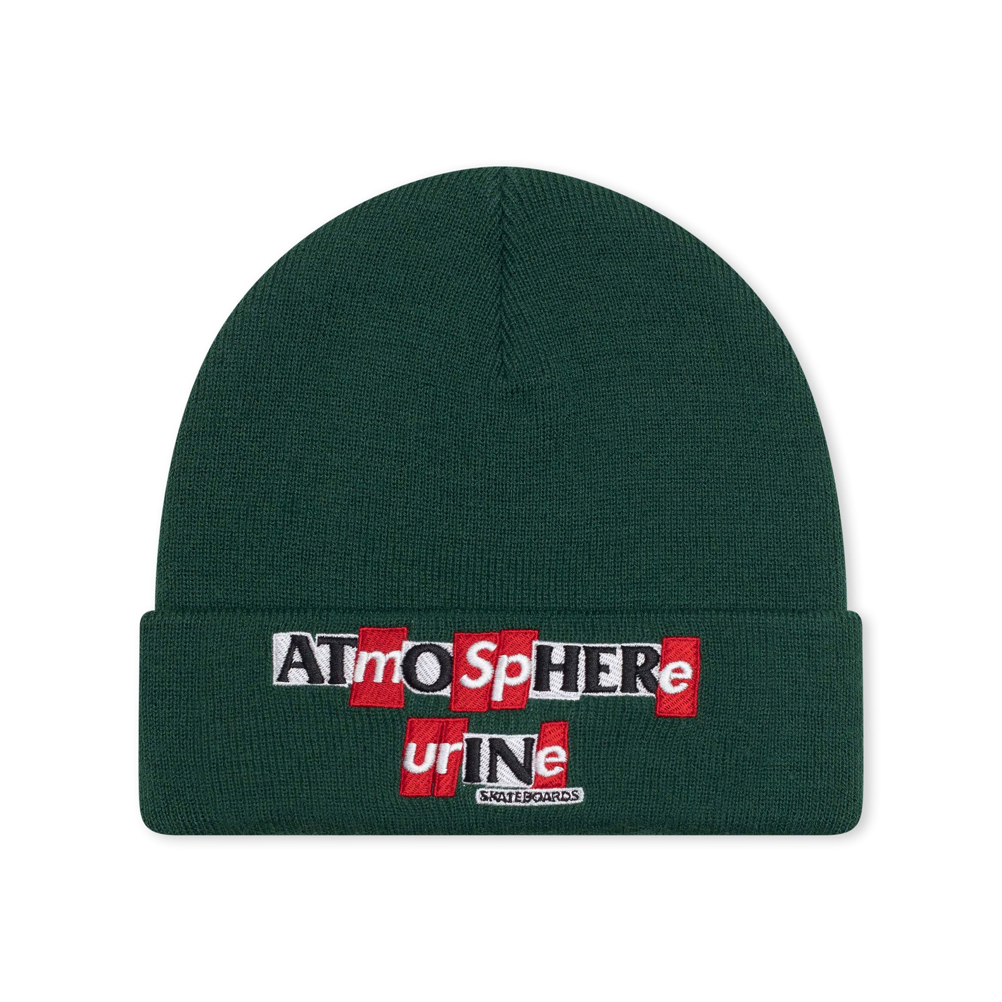 SUPREME ANTIHERO 毛线帽 深绿色