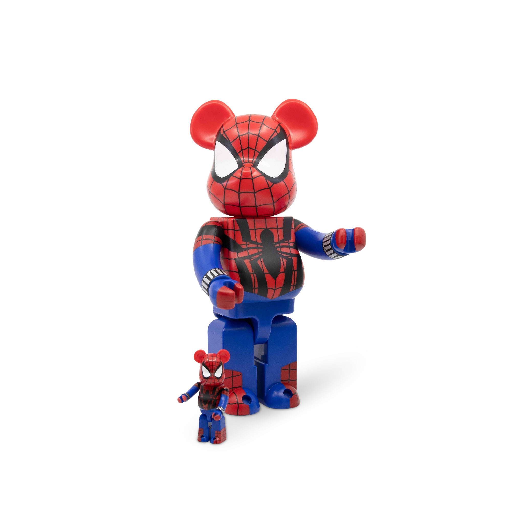 BEARBRICK MARVEL THE AMAZING SPIDER-MAN 100% & 400% SET – ODTO