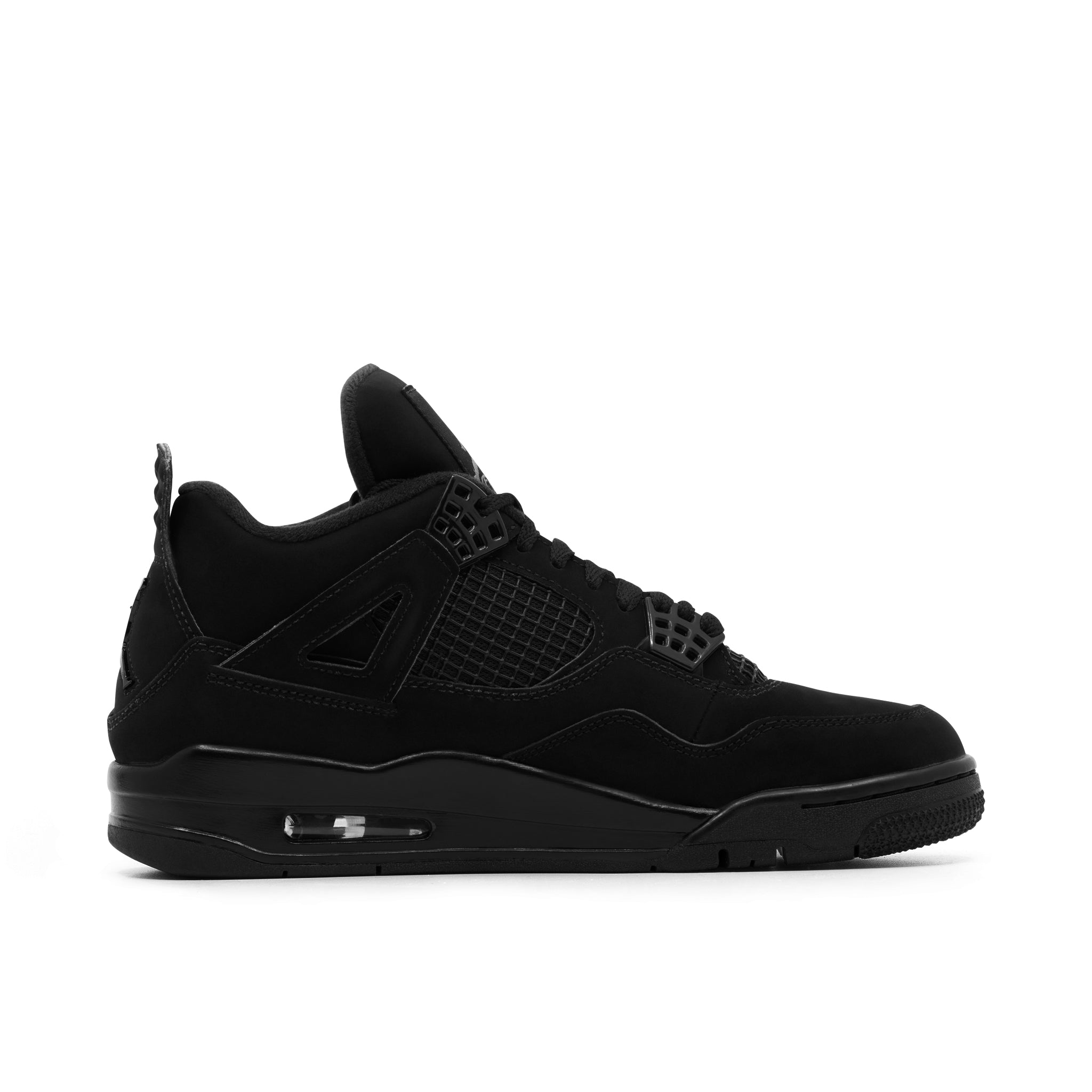 Nike jordan 4 black on sale cat