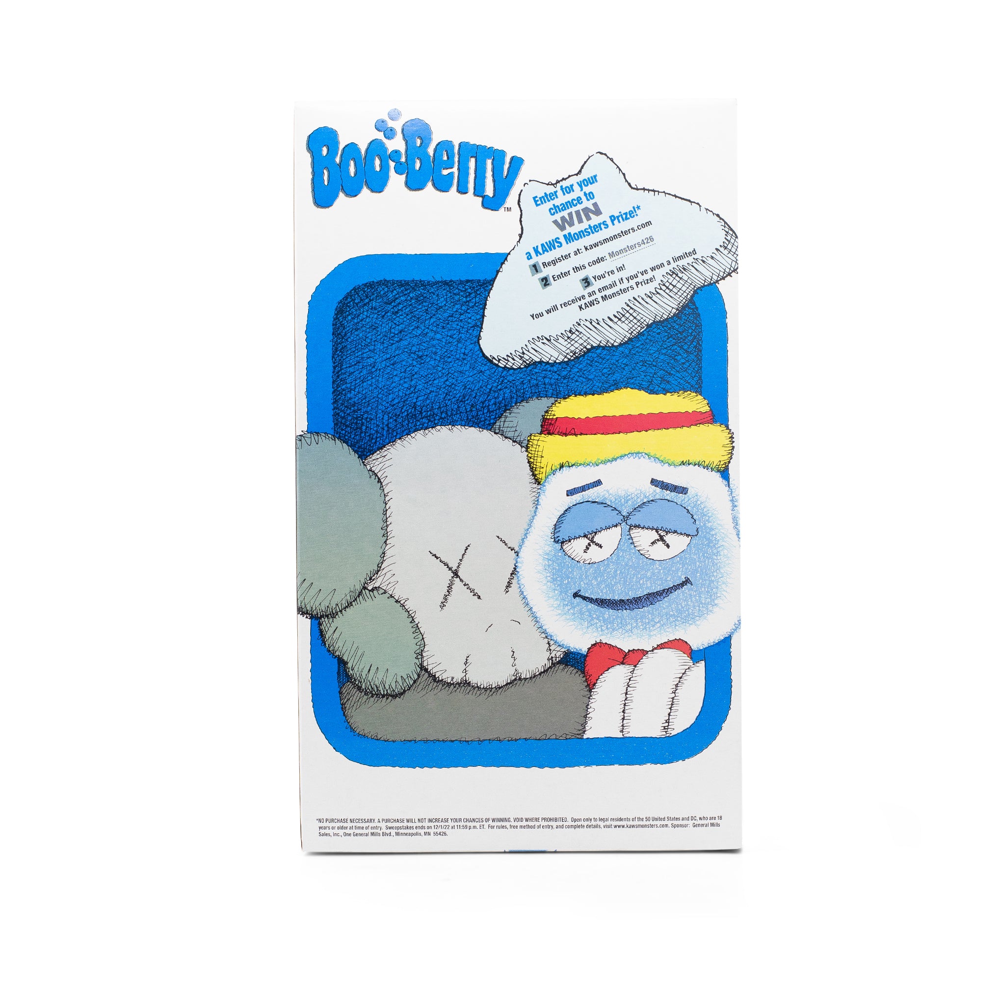 KAWS MONSTERS CEREAL BOO BERRY