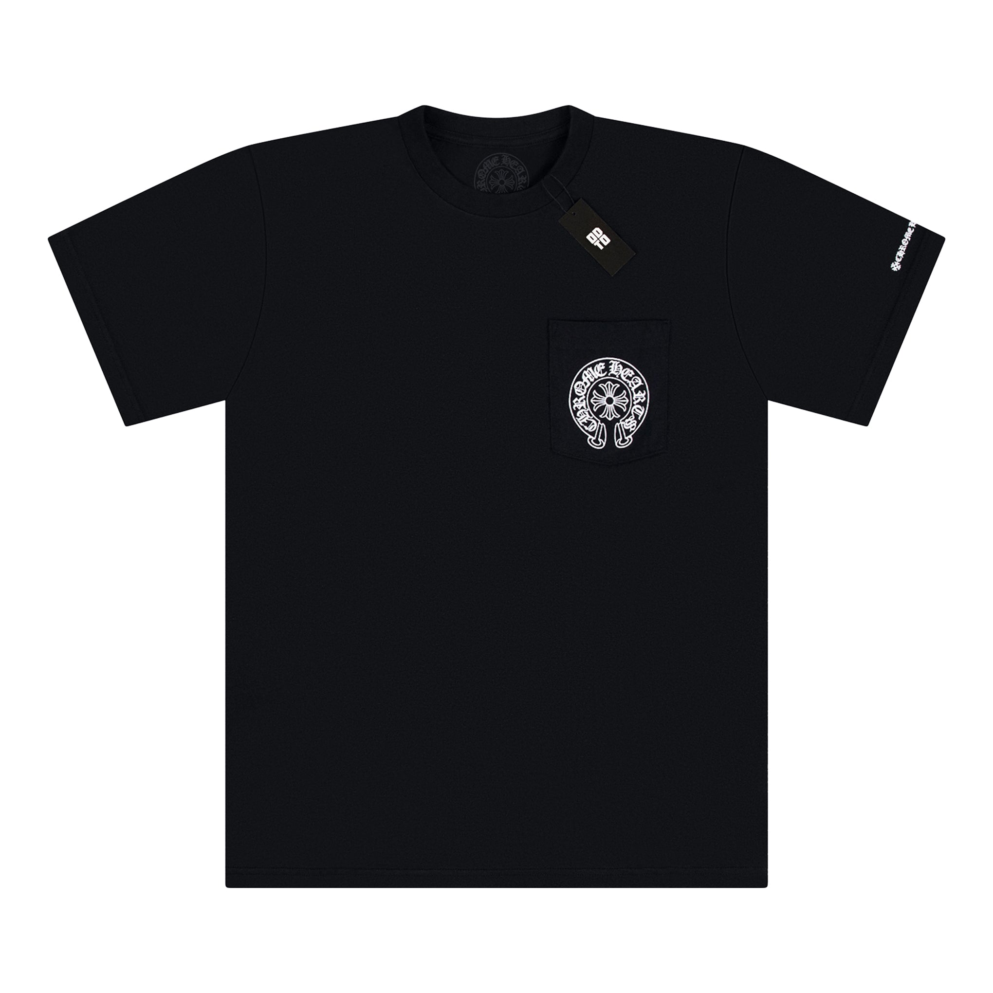 CHROME HEARTS HORSESHOE POCKET TEE BLACK – ODTO