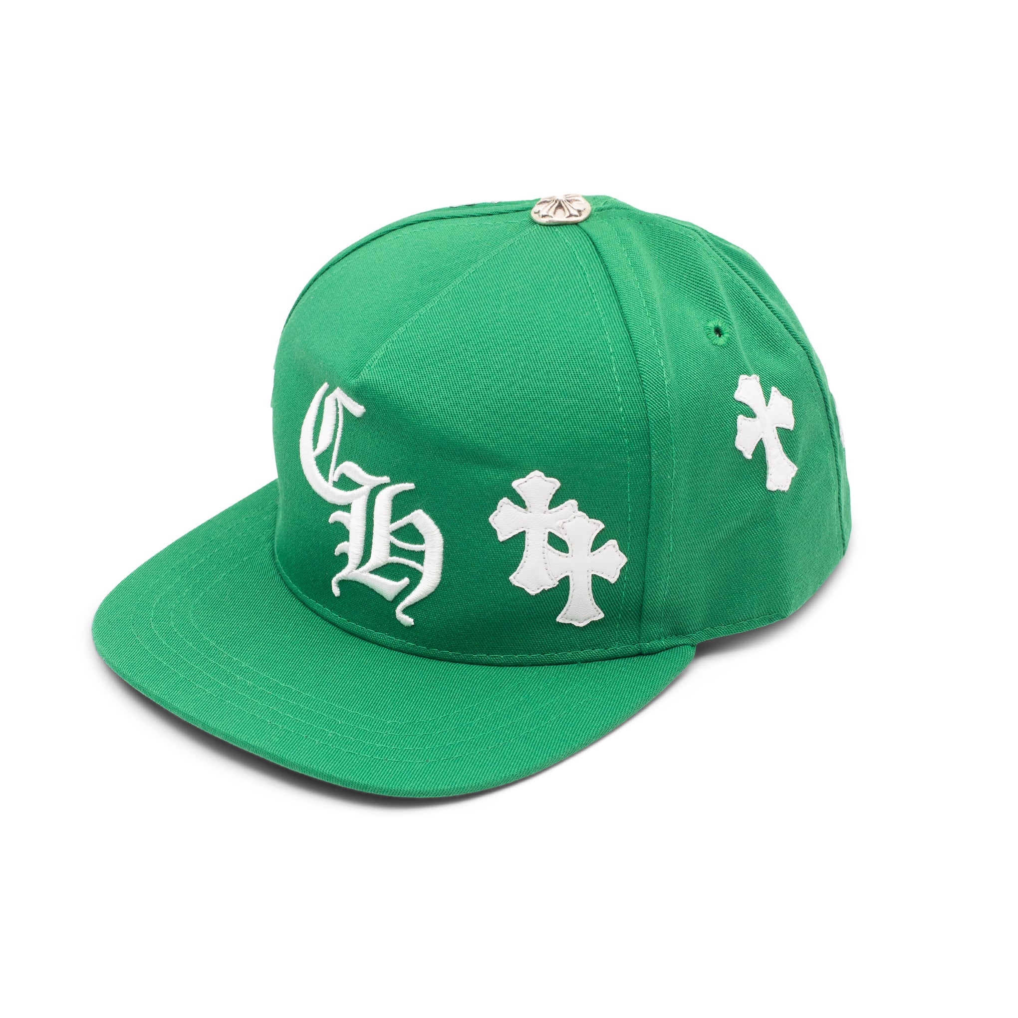 CHROME HEARTS CH CROSS PATCH HAT GREEN