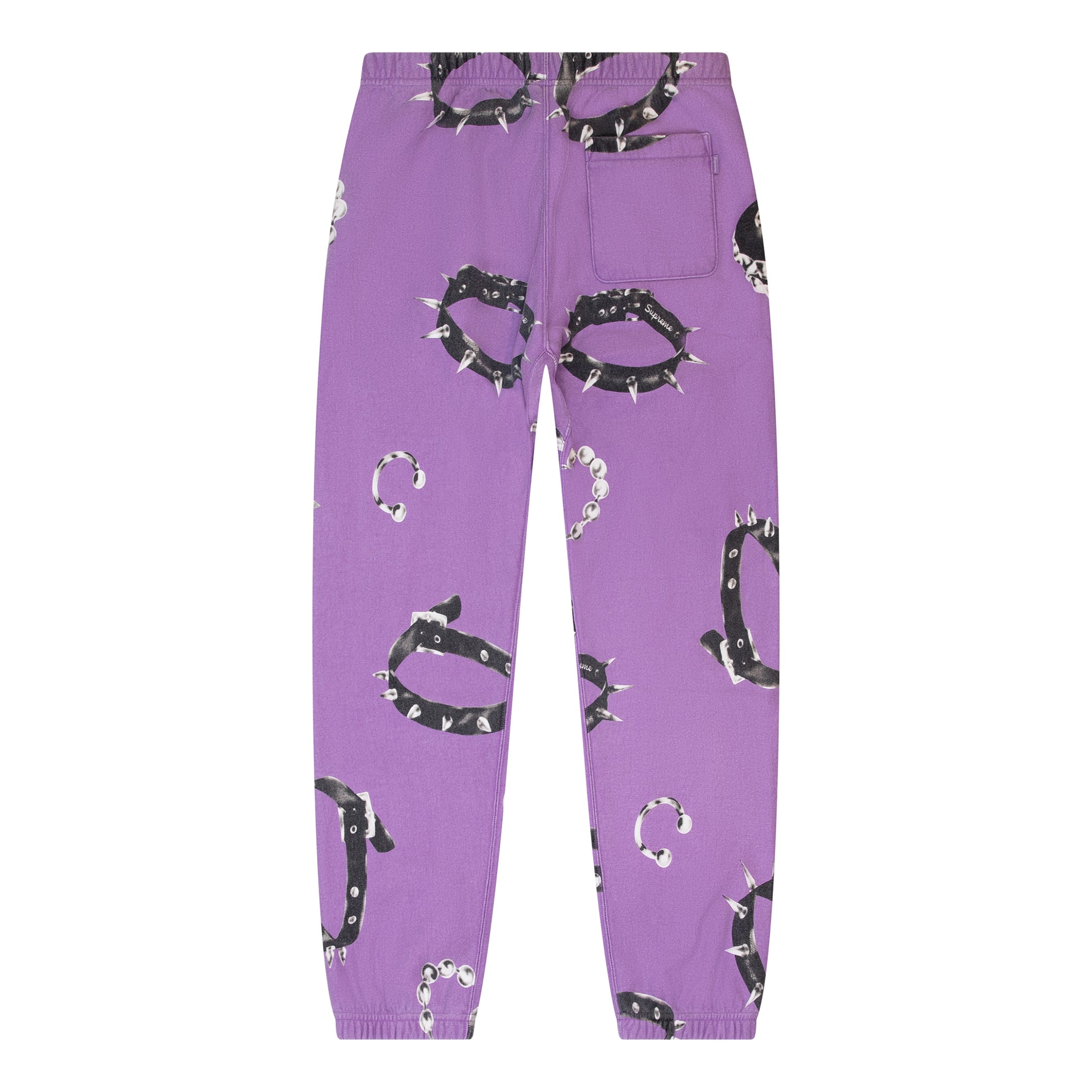 SUPREME 铆钉领运动裤 紫罗兰色