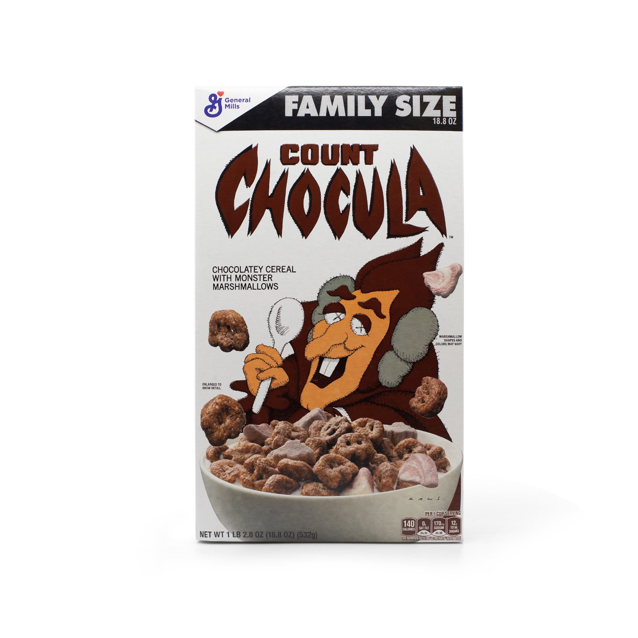KAWS MONSTERS CEREAL COUNT CHOCULA