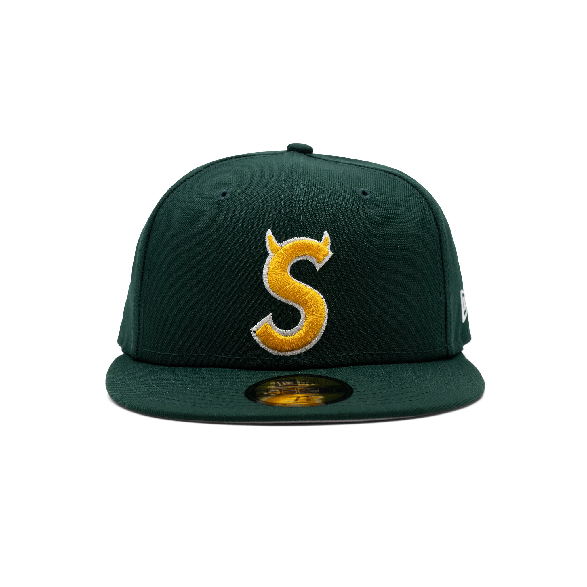 SUPREME NEW ERA S LOGO FITTED GREEN