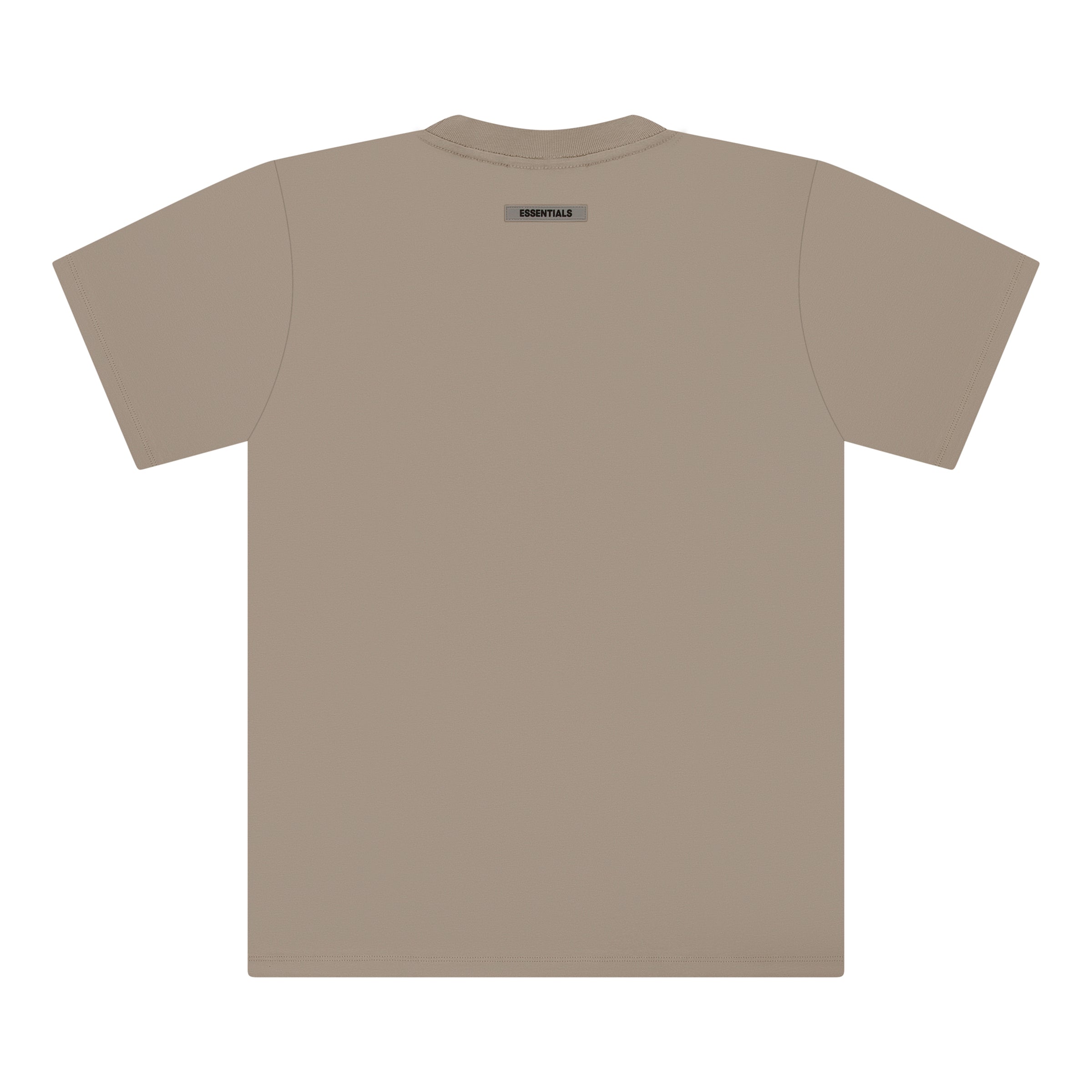 ESSENTIALS FRONT LOGO TEE TAUPE
