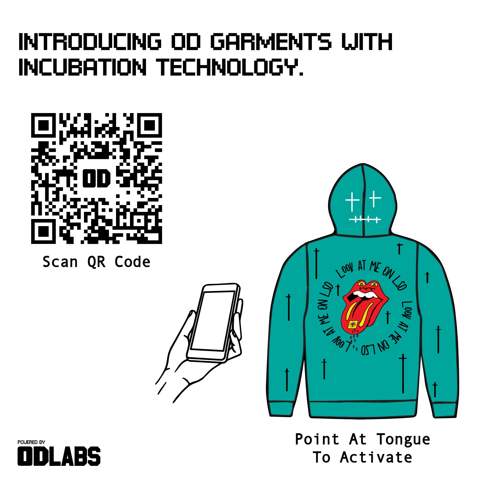 OD LSD HOODIE AQUA