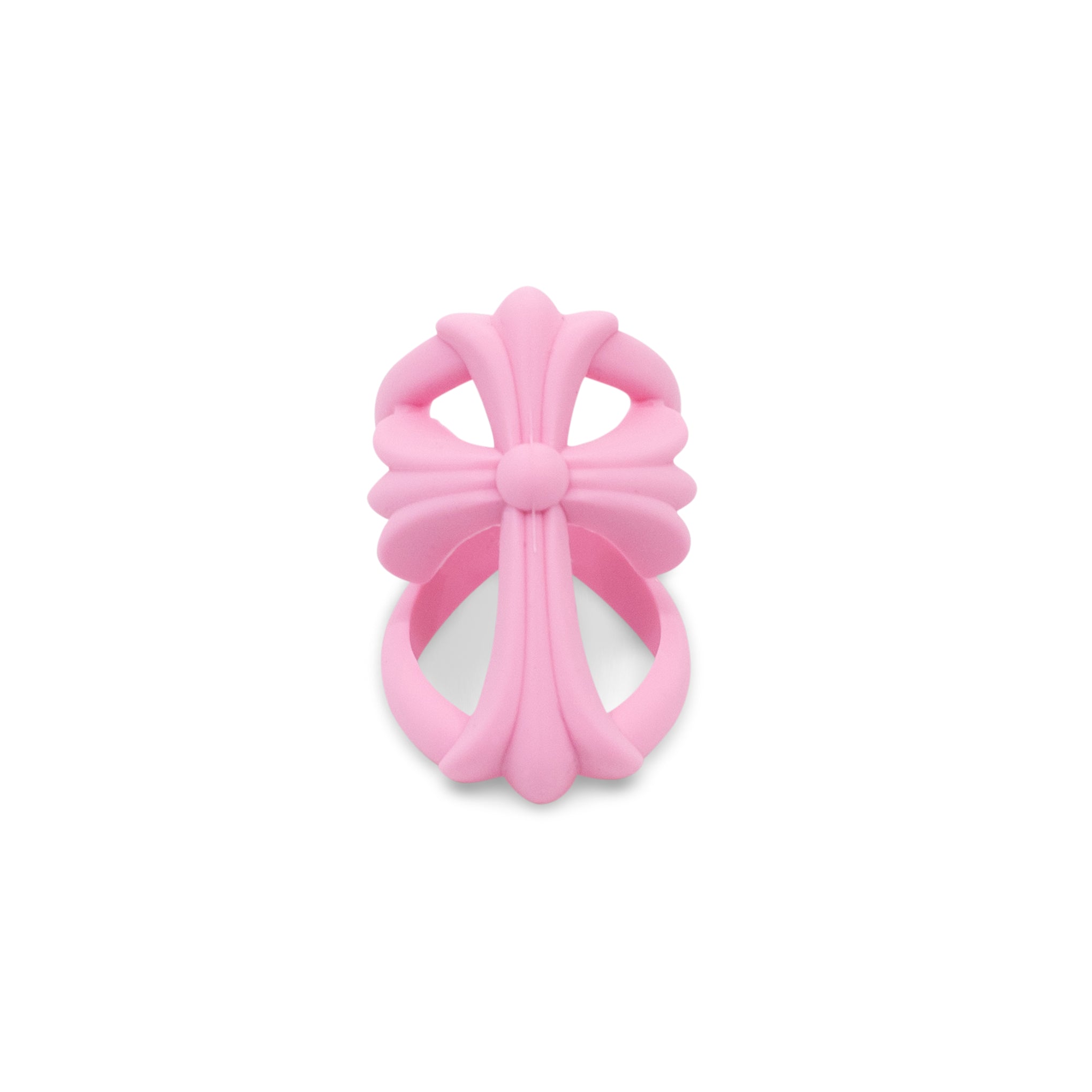 CHROME HEARTS SILICONE CROSS RING PINK