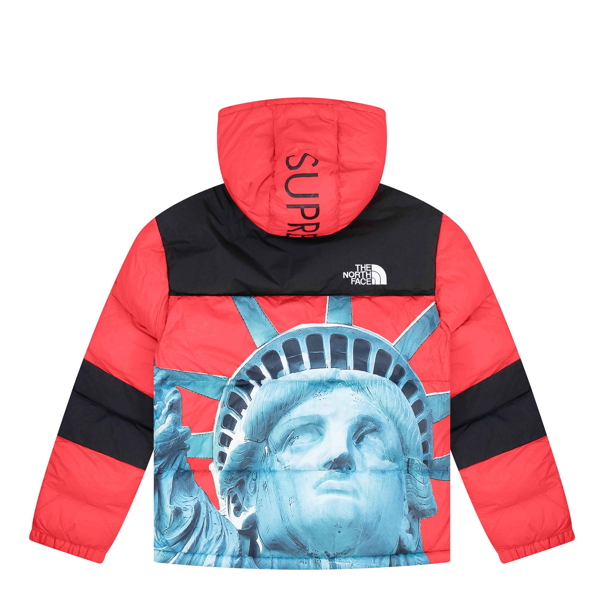 SUPREME THE NORTH FACE STATUE OF LIBERTY BALTORO JACKET RED