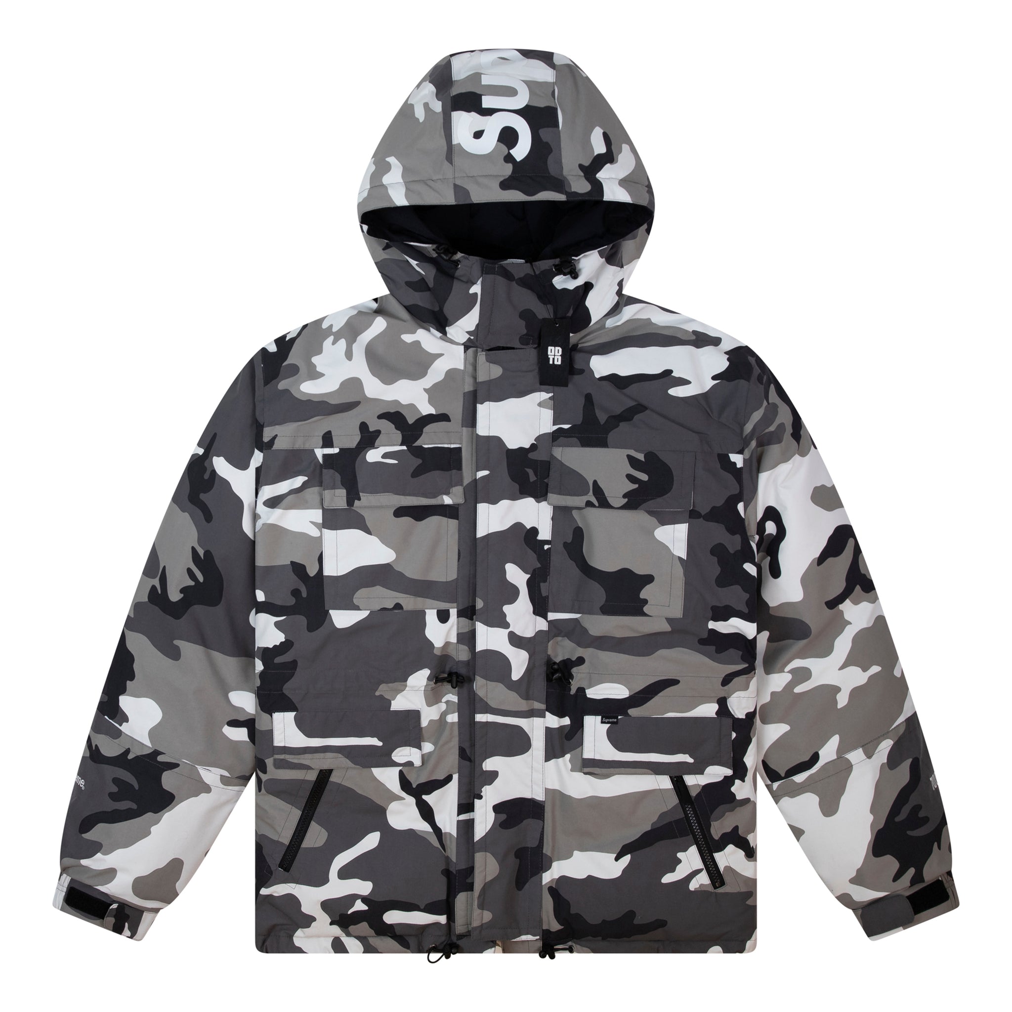 SUPREME DOWNTOWN DOWN PARKA SNOW CAMO