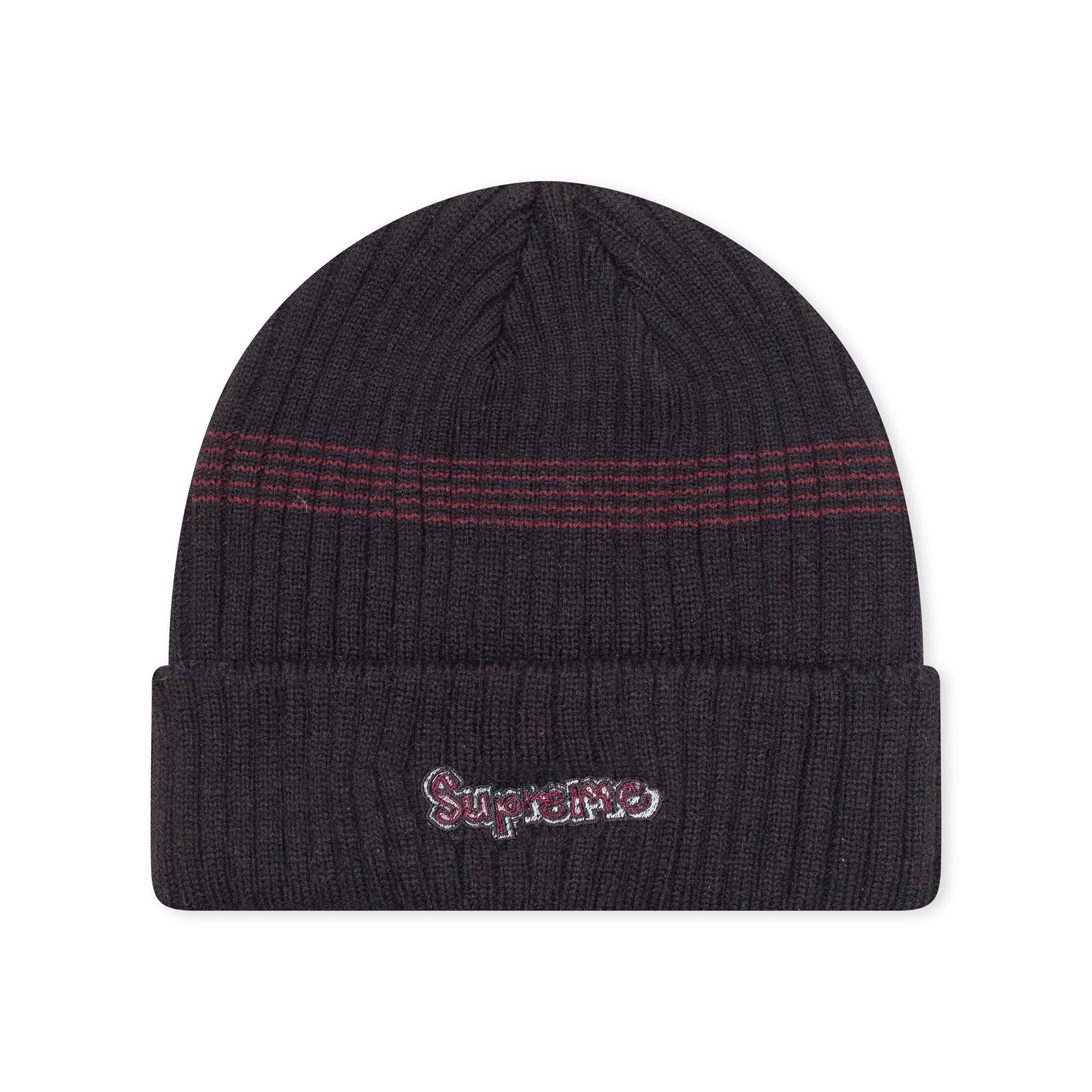 SUPREME GONZ LOGO BEANIE BLACK