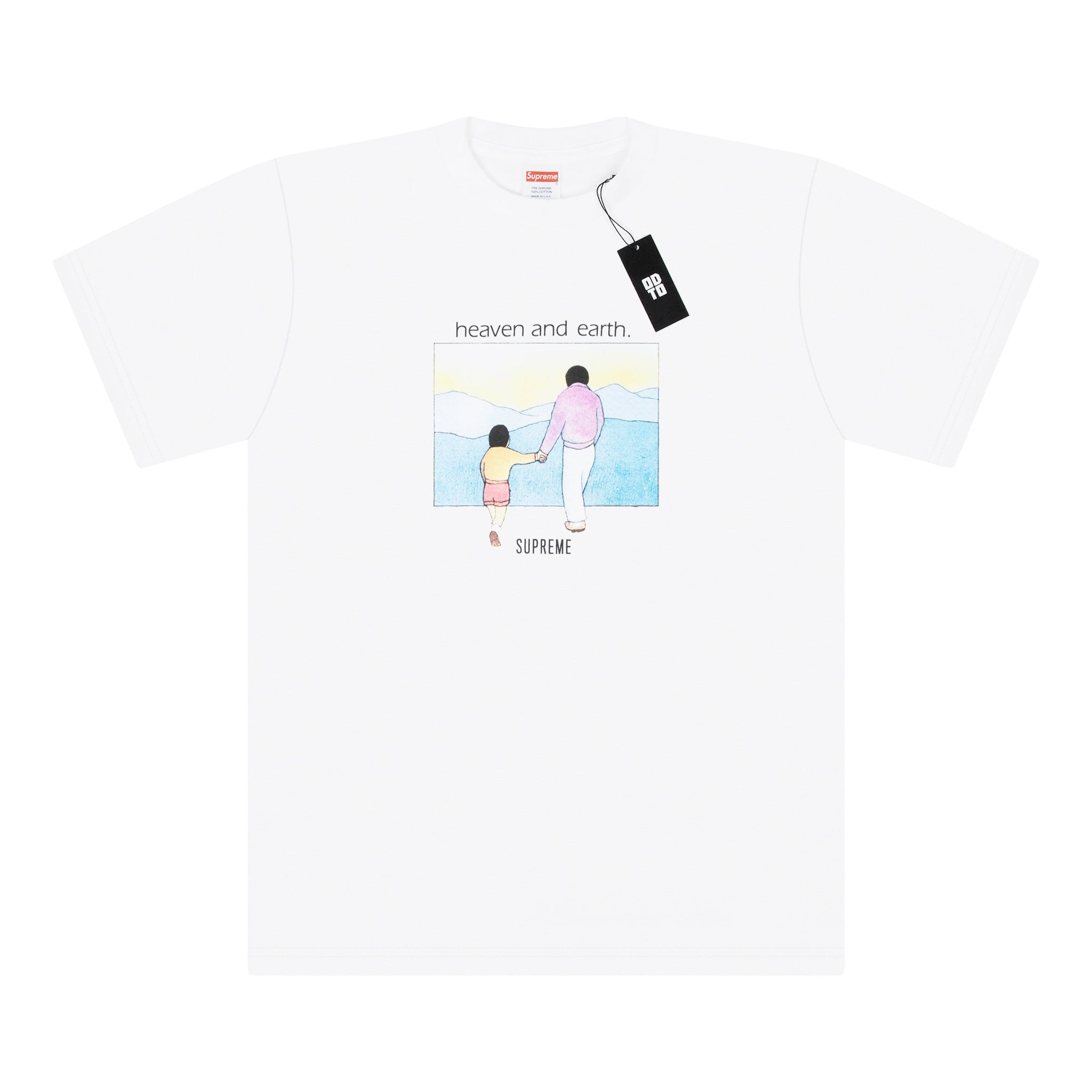 Supreme Heaven and Earth T-Shirt - looking at toys