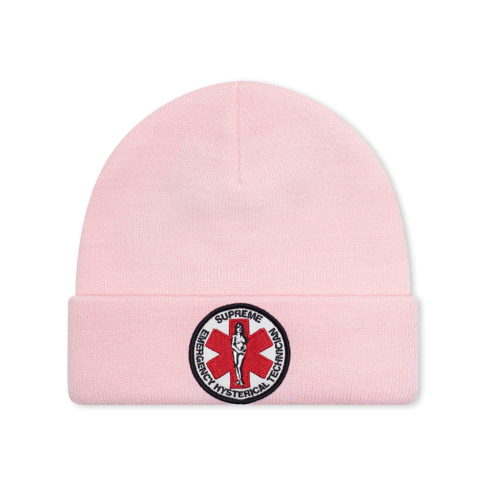 SUPREME HYSTERIC GLAMOUR BEANIE PINK