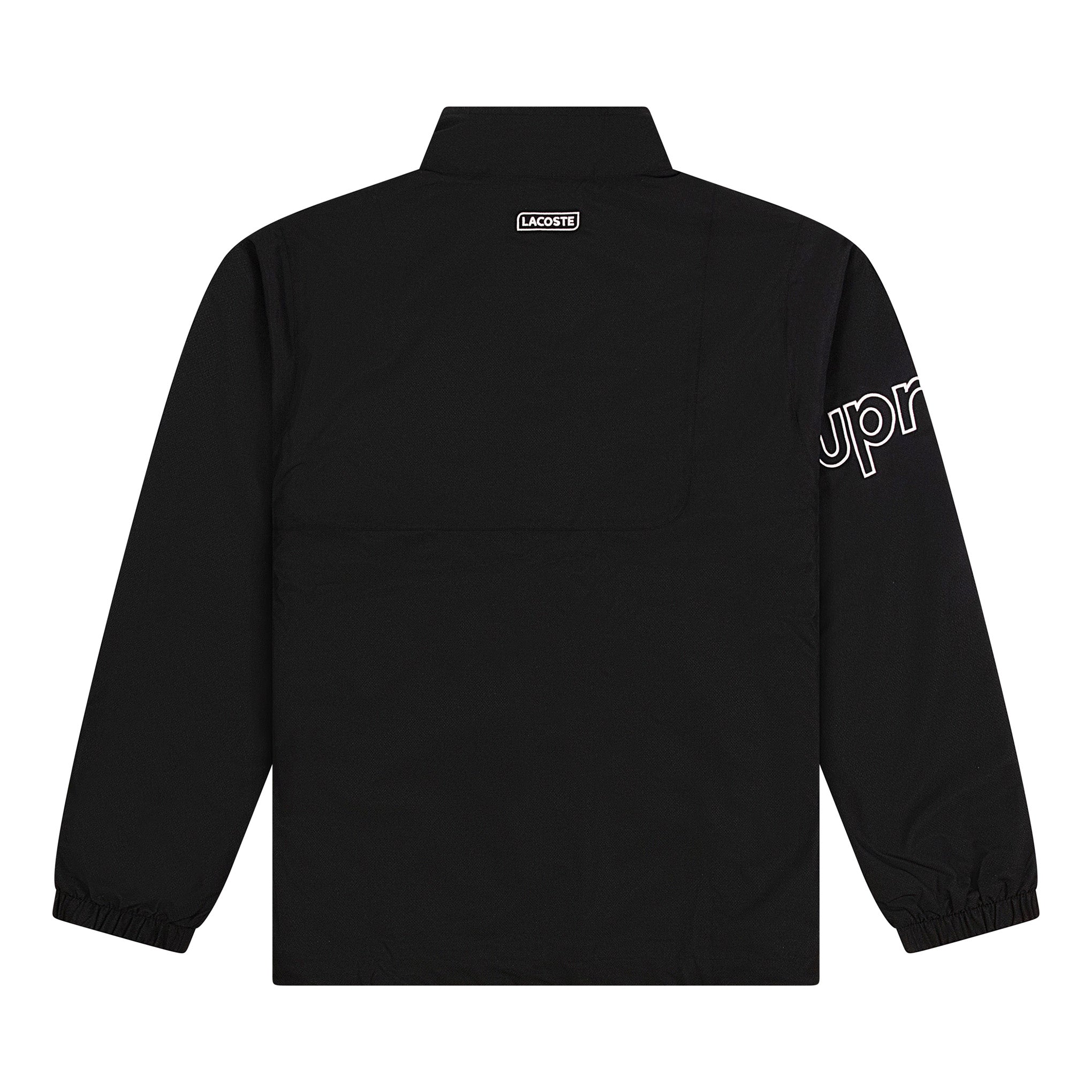 SUPREME LACOSTE TRACK JACKET BLACK ODTO