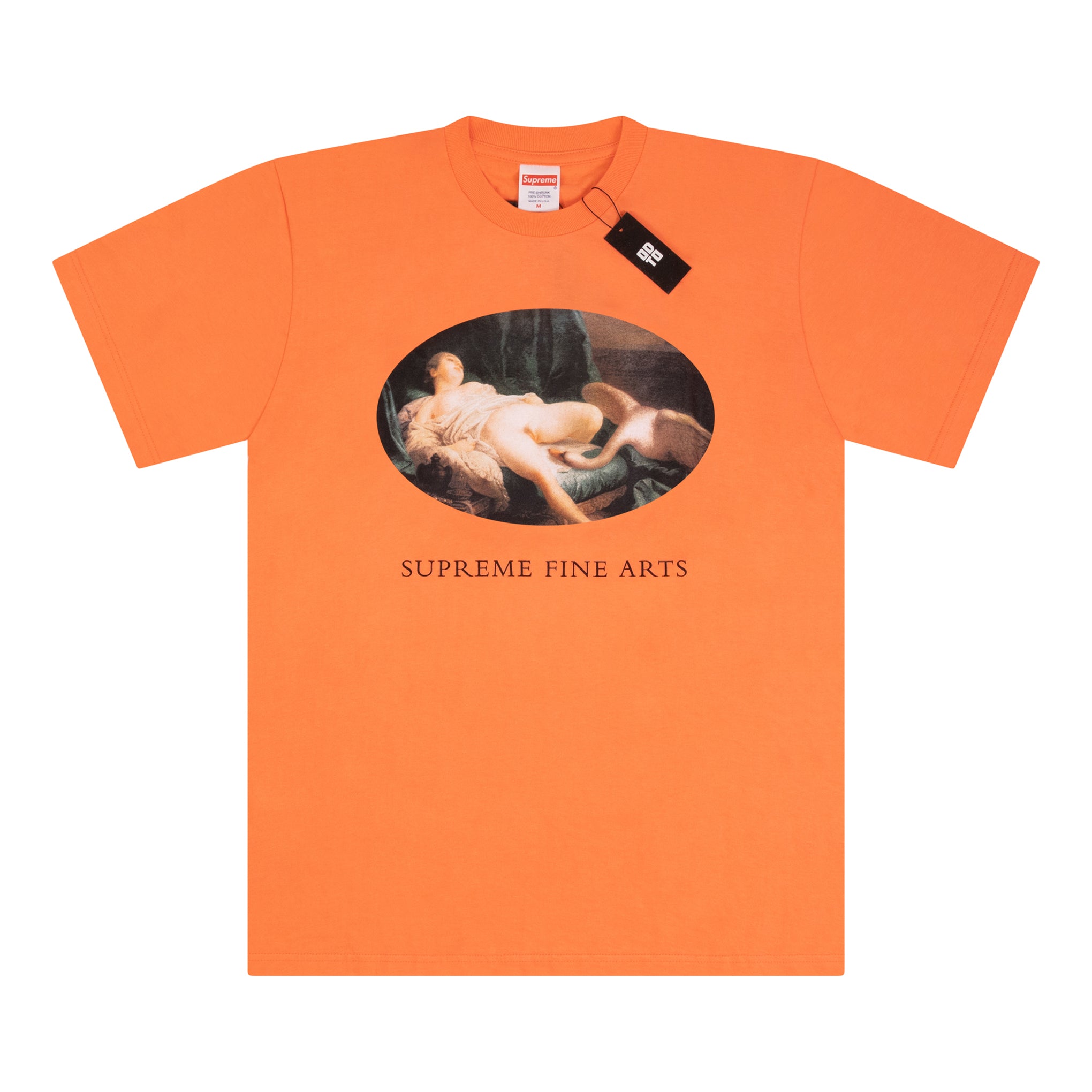 SUPREME LEDA 和橙色天鹅 T 恤