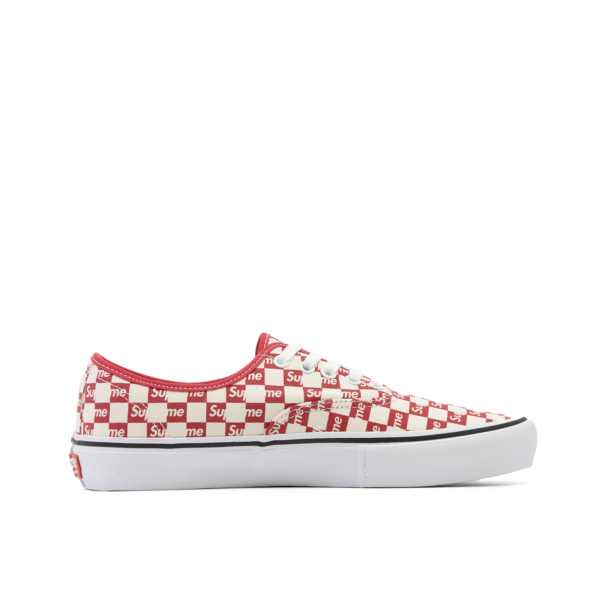 VANS AUTHENTIC PRO SUPREME CHECKERS RED