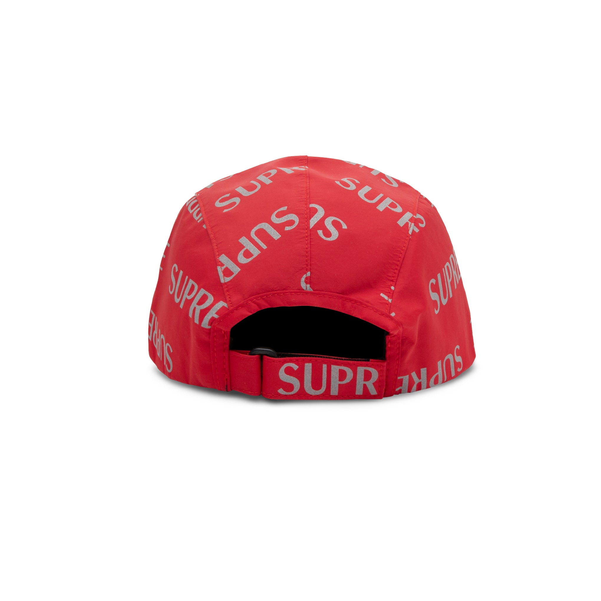 SUPREME 3M REFLECTIVE REPEAT CAMP CAP RED