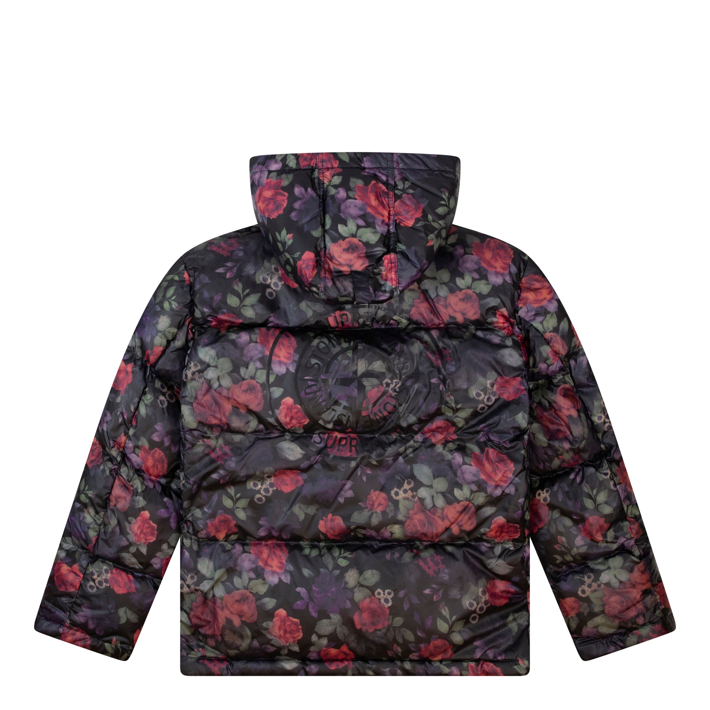 Supreme stone island lamy cover stampato discount puffy jacket copper