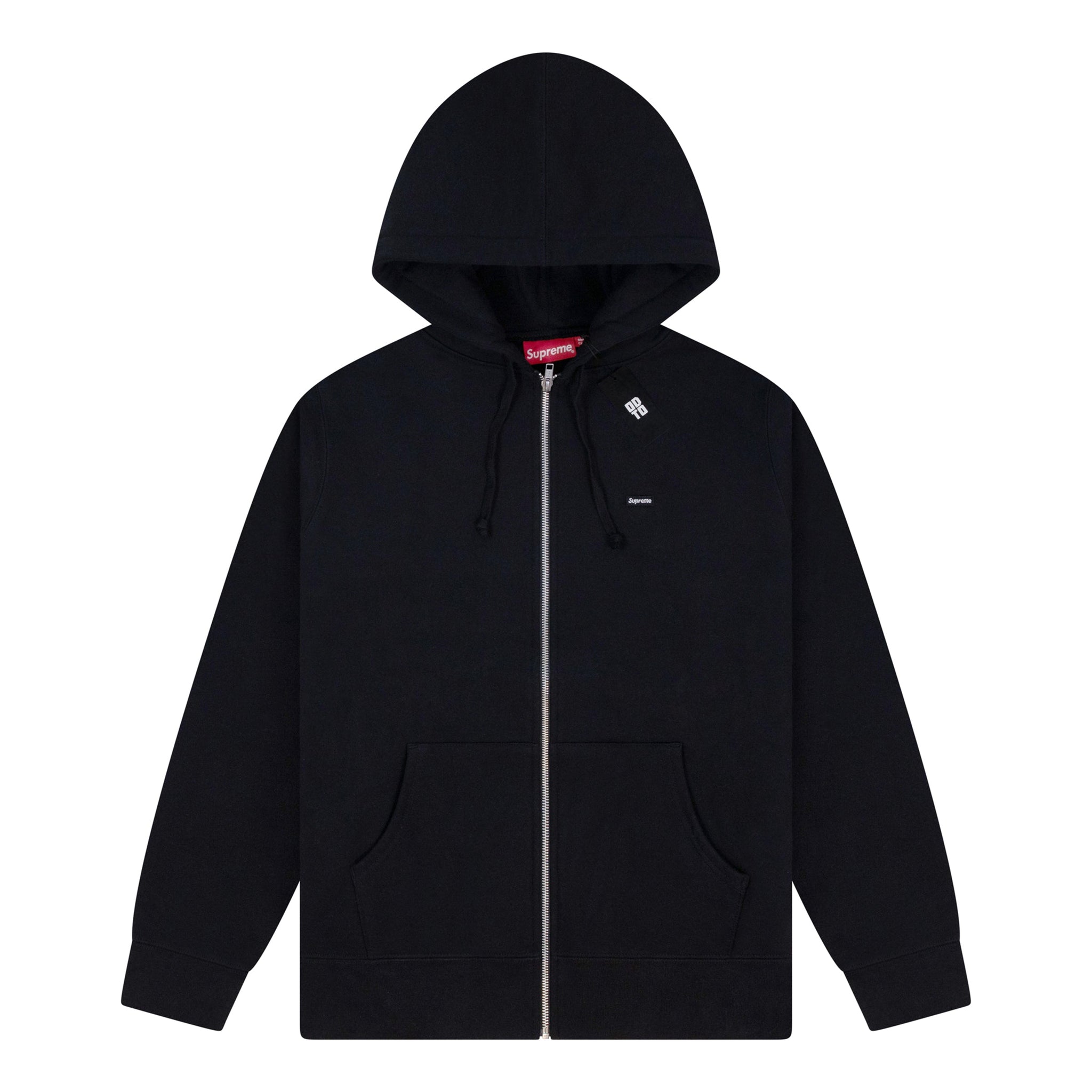 SUPREME SMALL BOX LOGO ZIP UP HOODIE